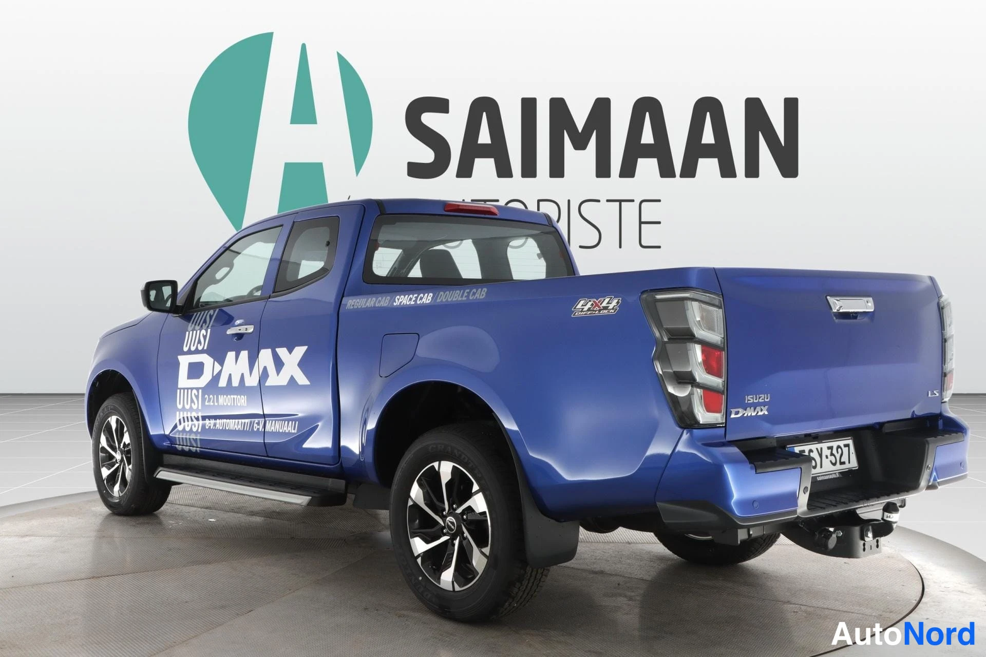 Sininen Isuzu D-Max 2026, takaviisto, kuva 6