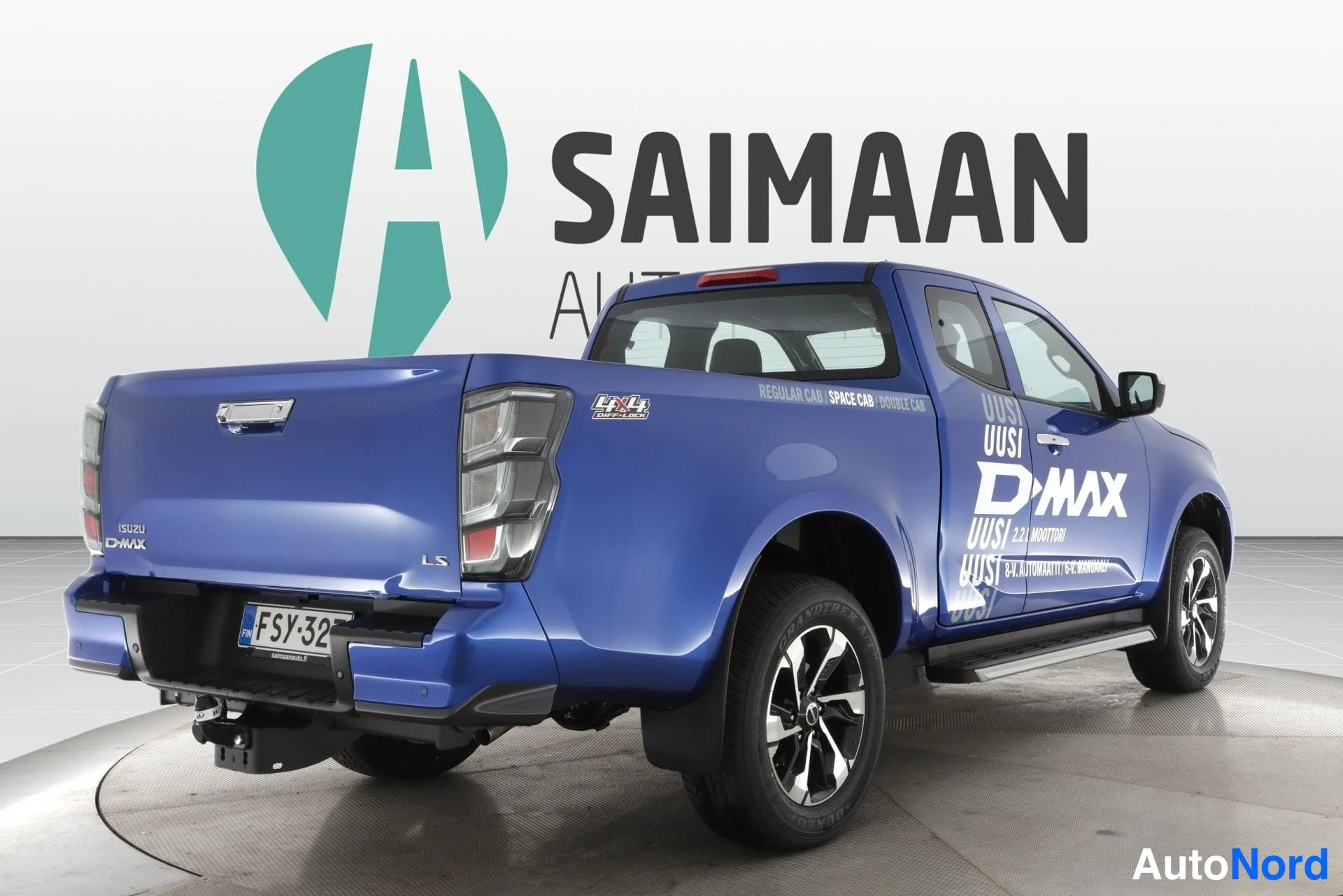 Sininen Isuzu D-Max 2026, takaviisto, kuva 7