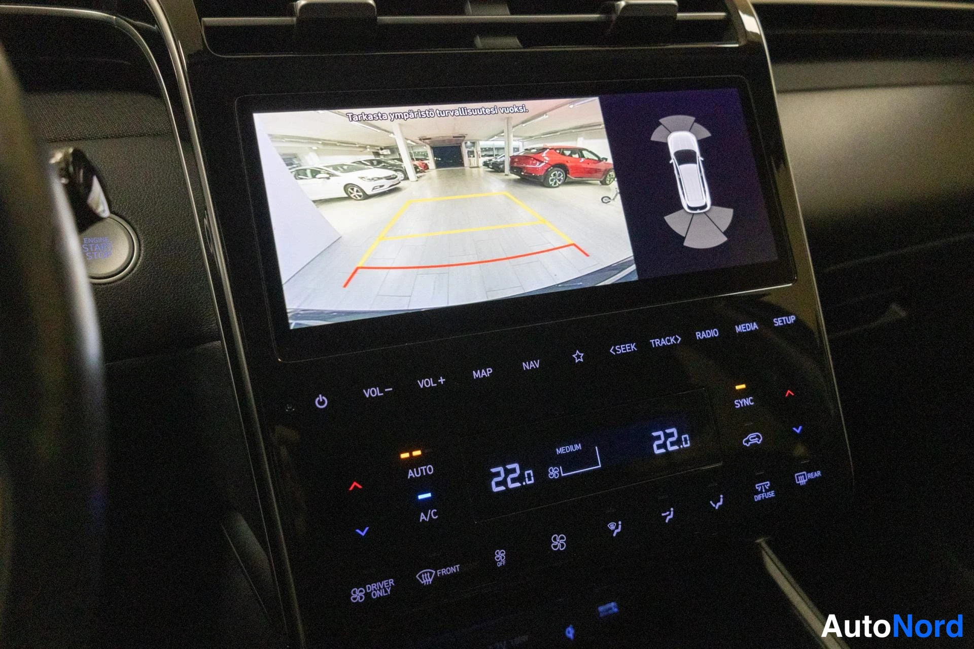 Sininen Hyundai Tucson 2021, yksityiskohta, kuva 19