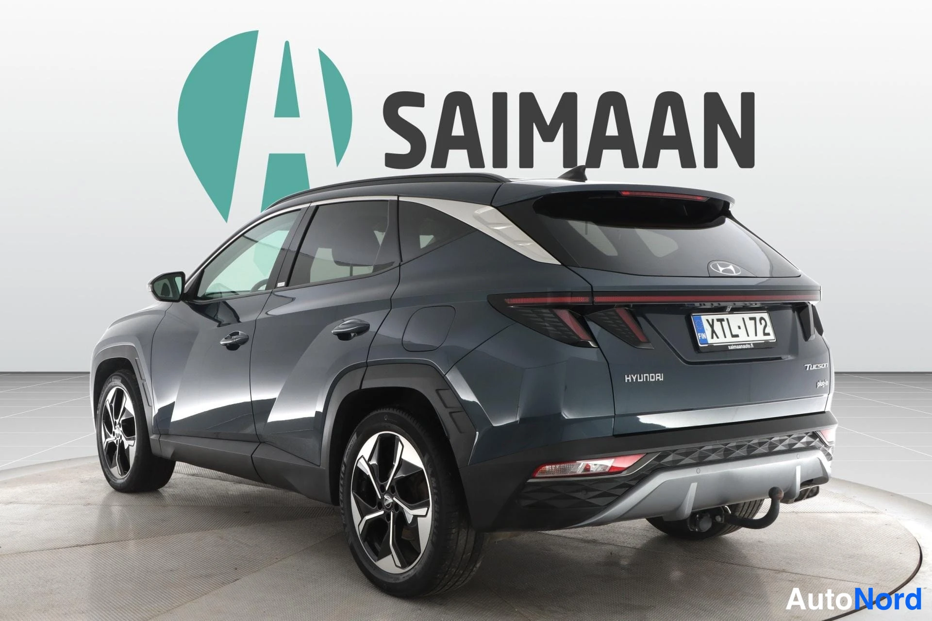 Sininen Hyundai Tucson 2021, takaviisto, kuva 5