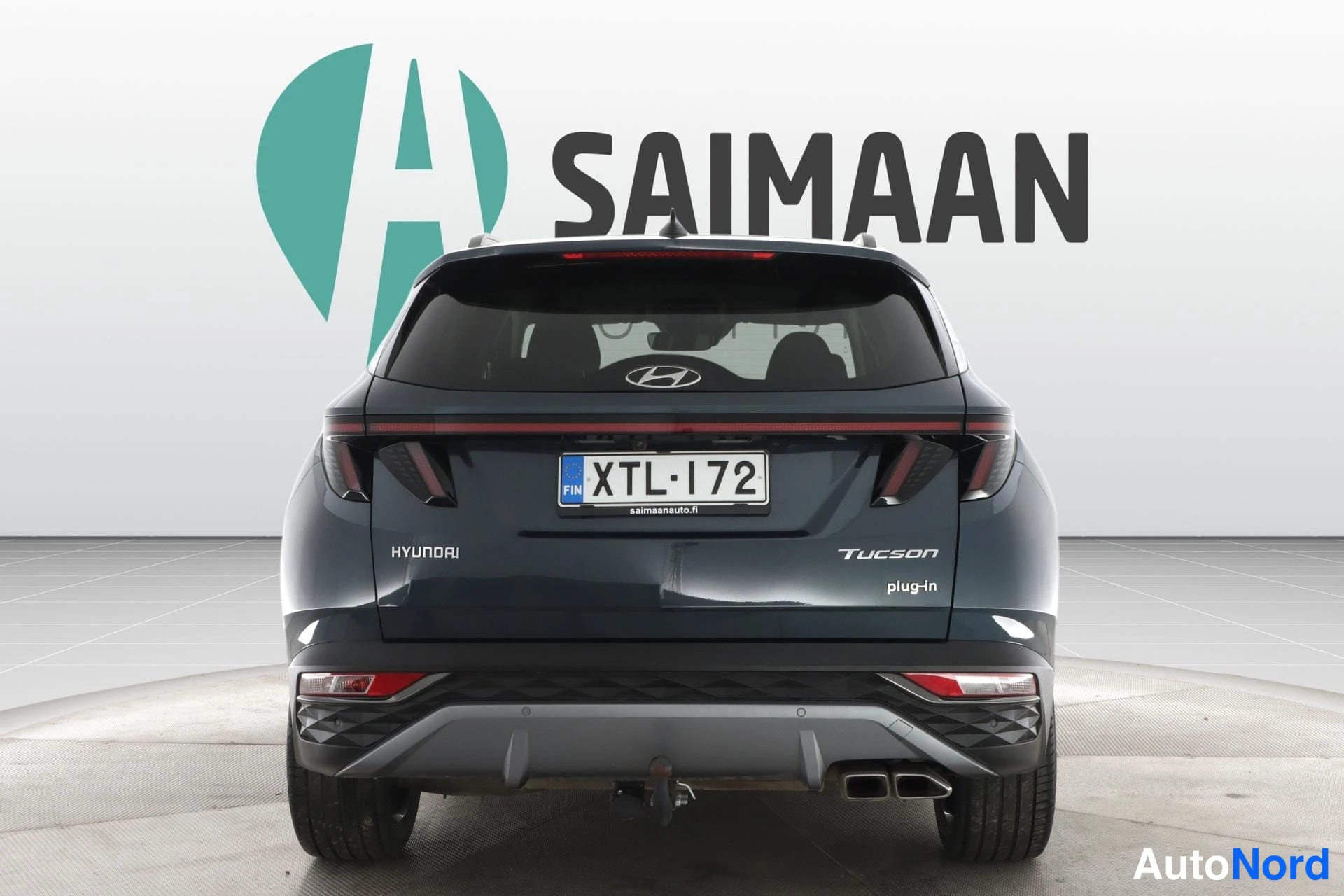 Sininen Hyundai Tucson 2021, takaa, kuva 7
