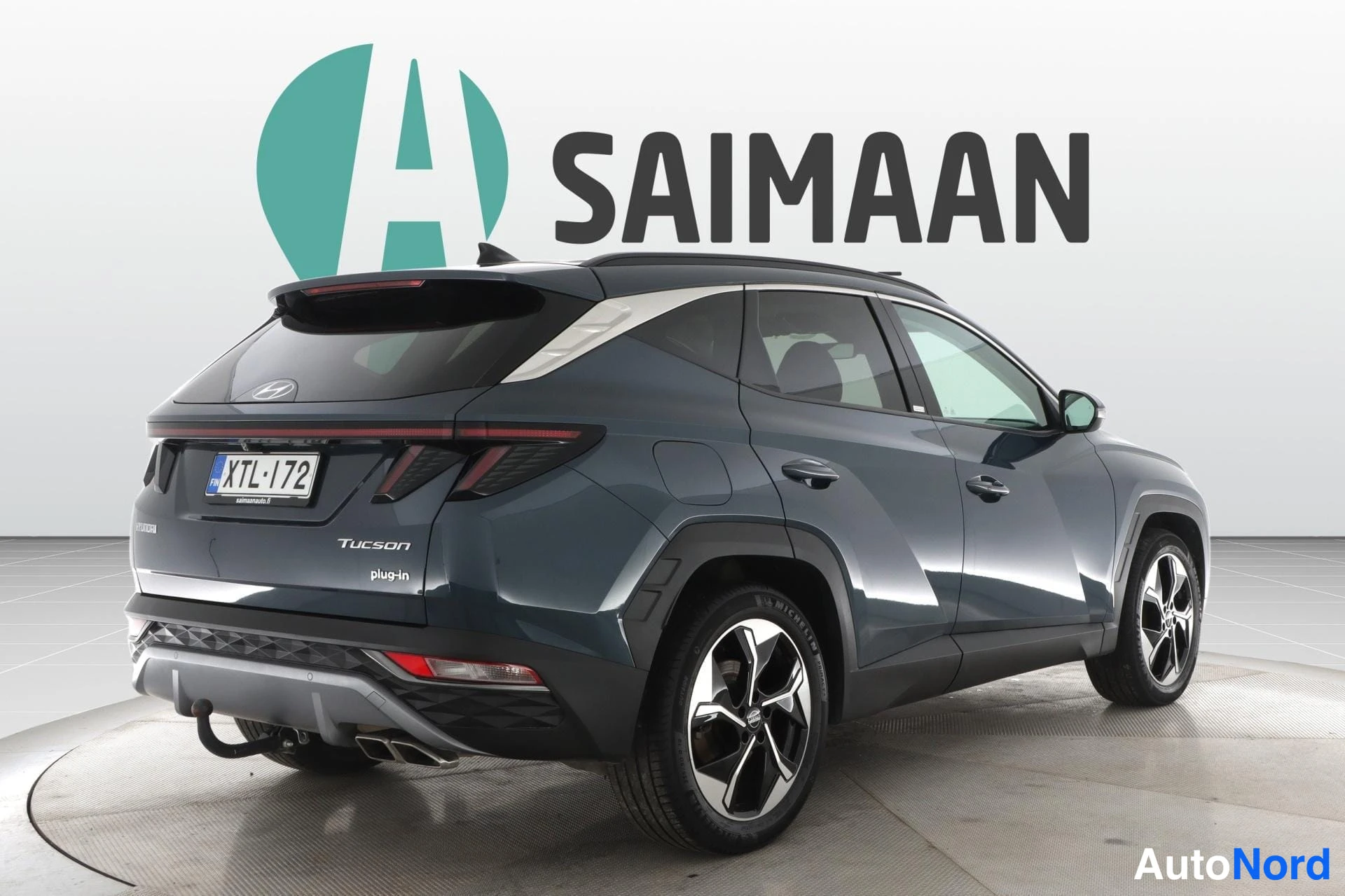 Sininen Hyundai Tucson 2021, takaviisto, kuva 6