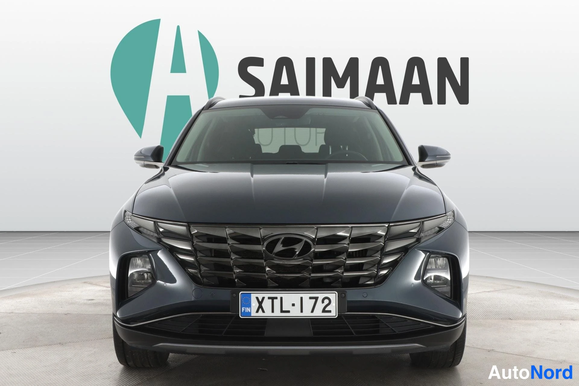 Sininen Hyundai Tucson 2021, edestä, kuva 3