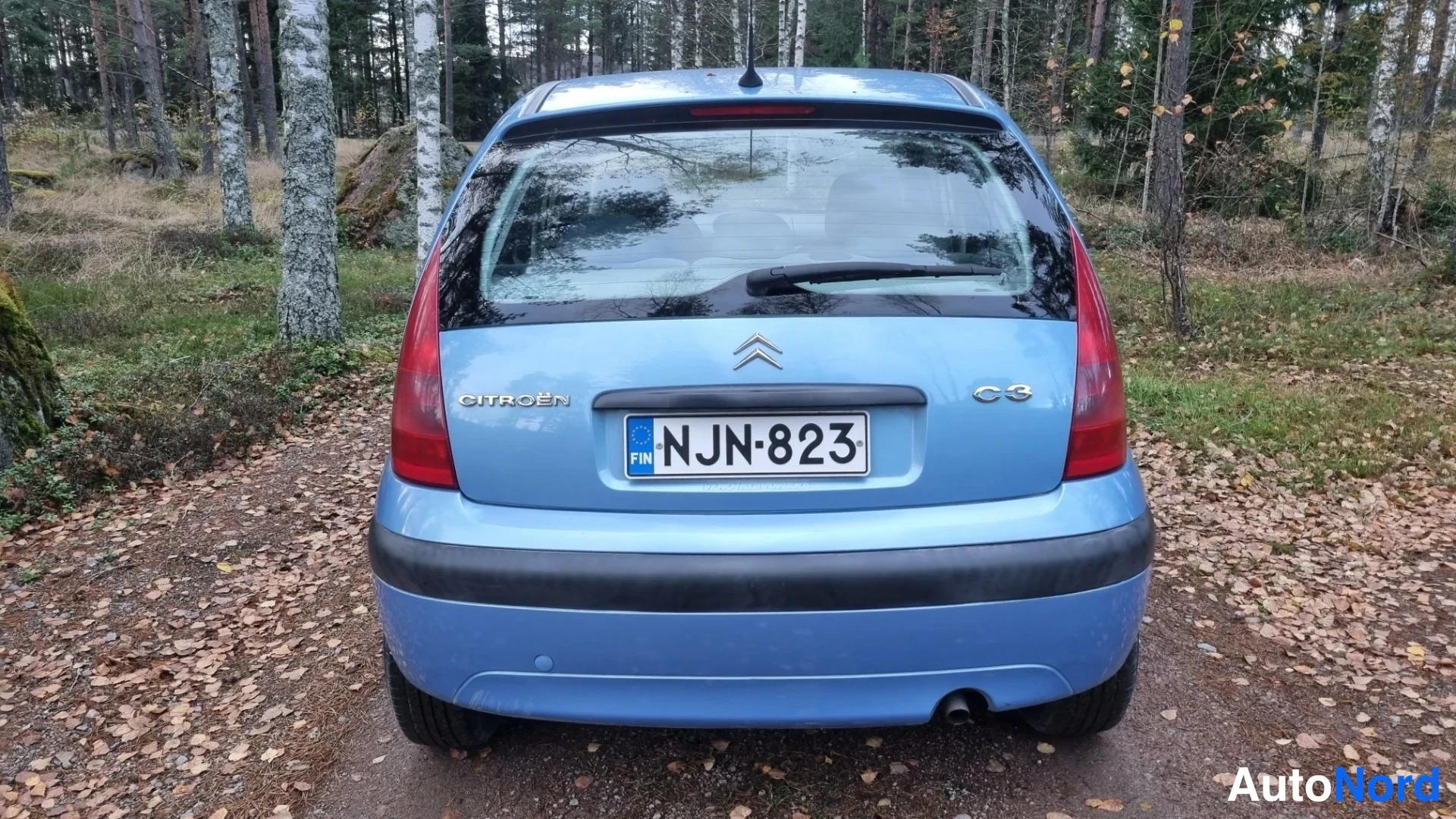 Sininen Citroen C3 2003, takaa, kuva 7