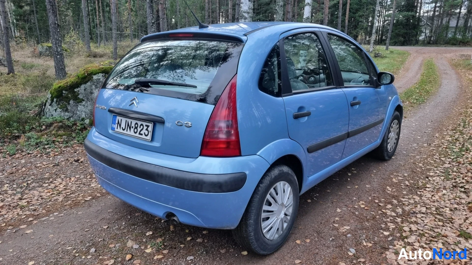 Sininen Citroen C3 2003, takaviisto, kuva 6
