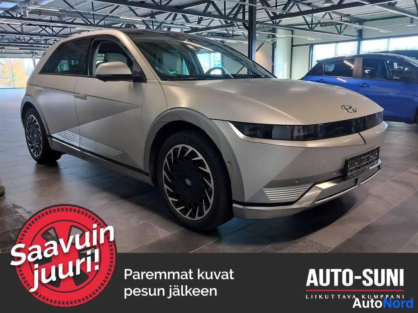 Hopea Hyundai IONIQ 5 2022, etuviisto, keula oikealle, kuva 2