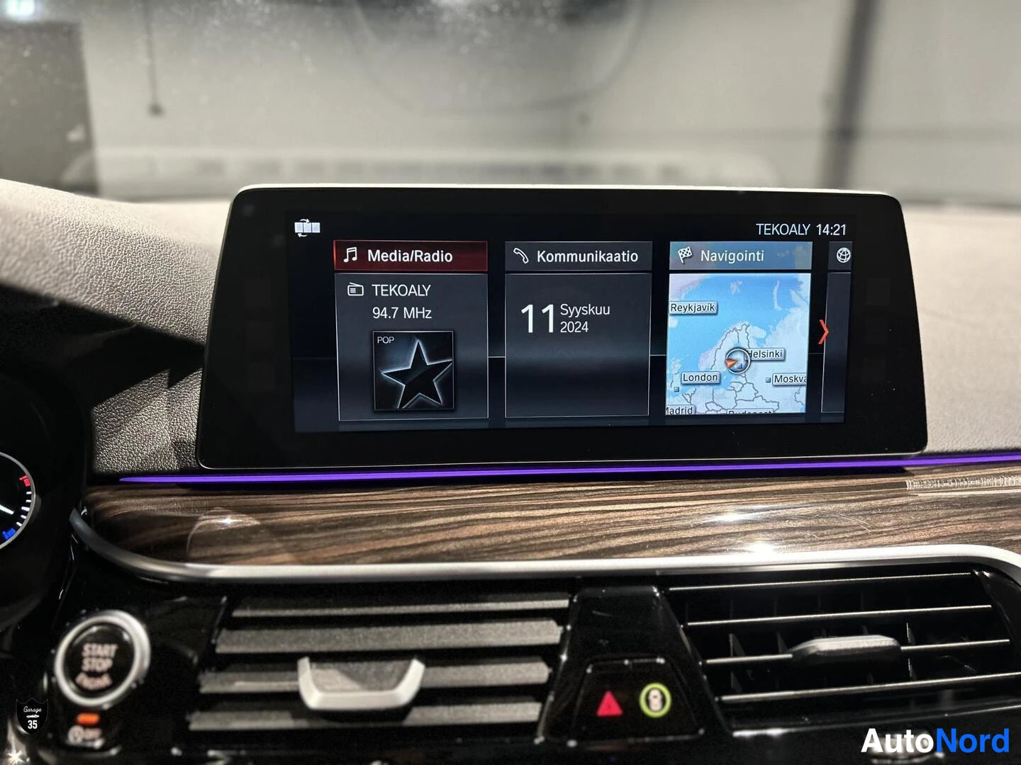Harmaa BMW 530d xDrive 2017, yksityiskohta, kuva 19
