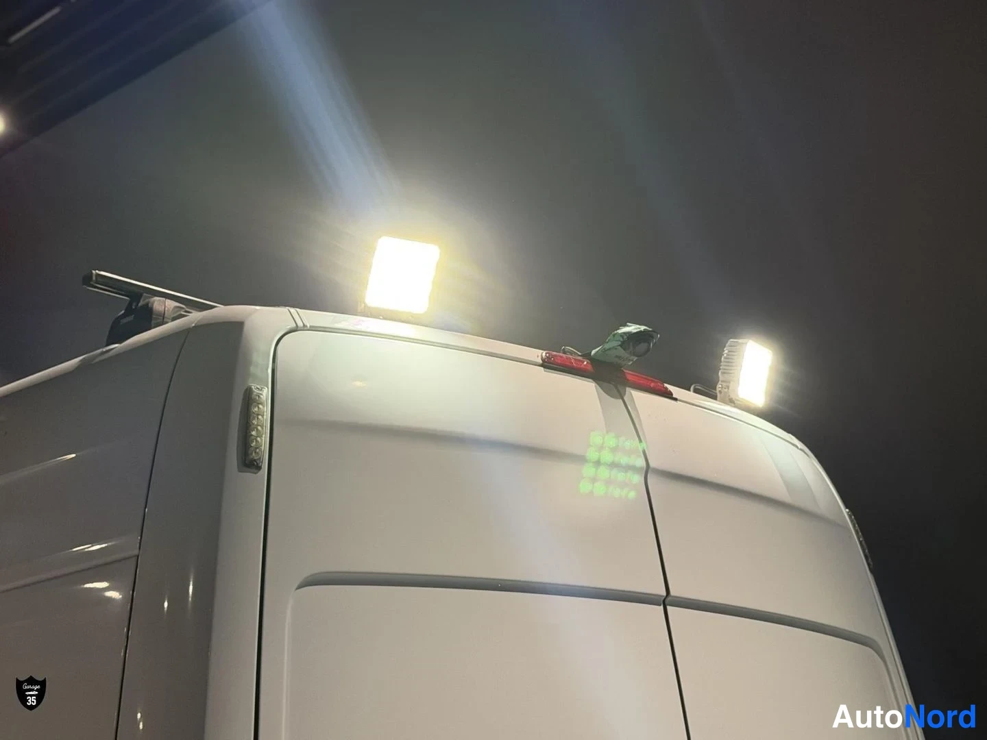 Valkoinen Mercedes-Benz Sprinter 316 CDI 2015, takaa, kuva 10
