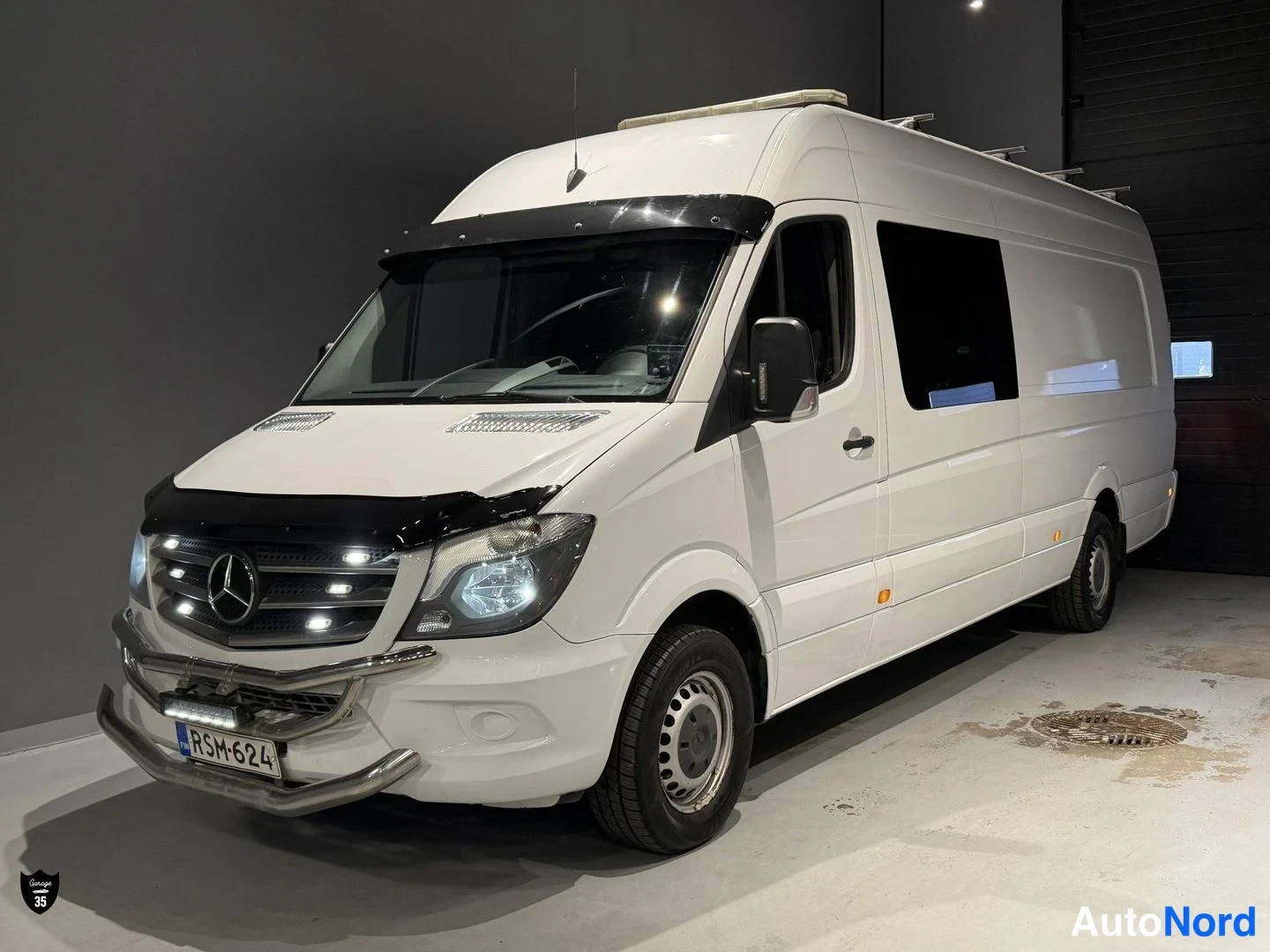 Mercedes-Benz Sprinter 316 CDI 3+3 Extrapitkä Jatko-ohjaamo 2015