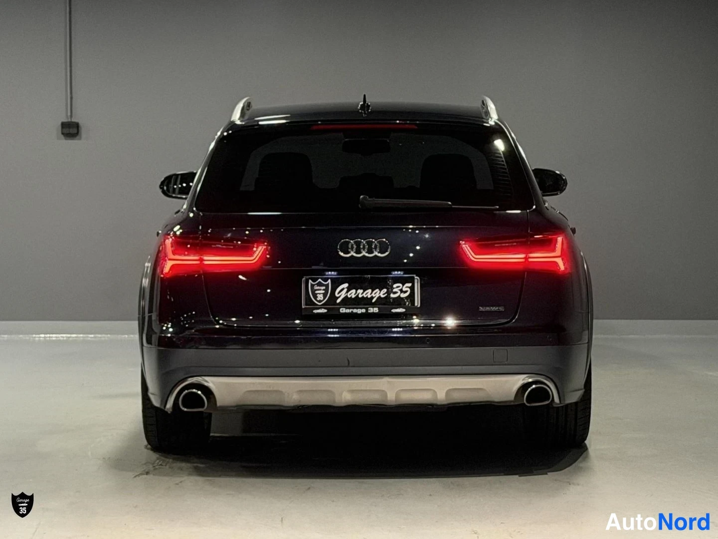 Sininen Audi A6 Allroad 2015, takaa, kuva 10