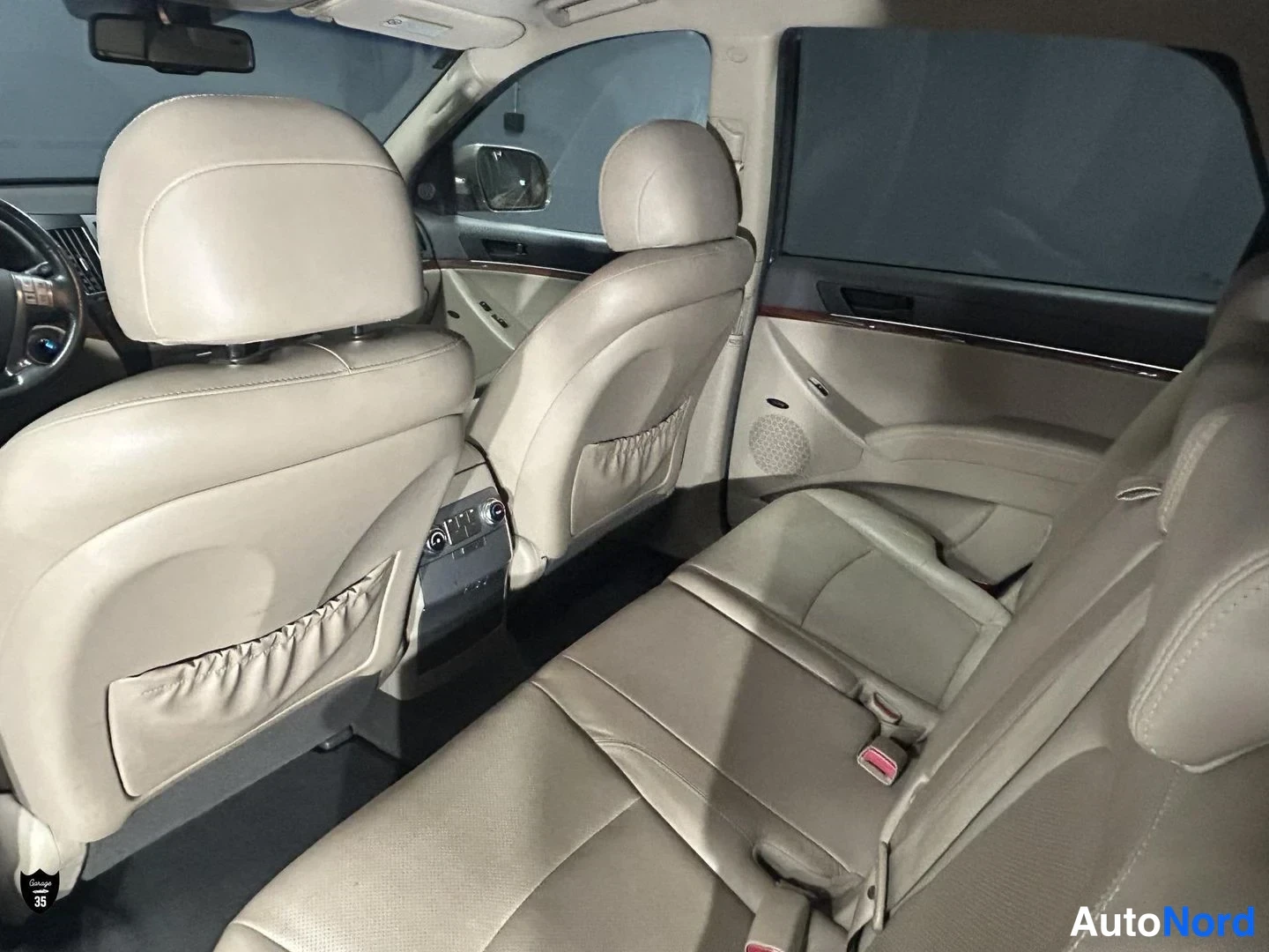 Beige Hyundai ix55 2010, takaistuimet, kuva 12