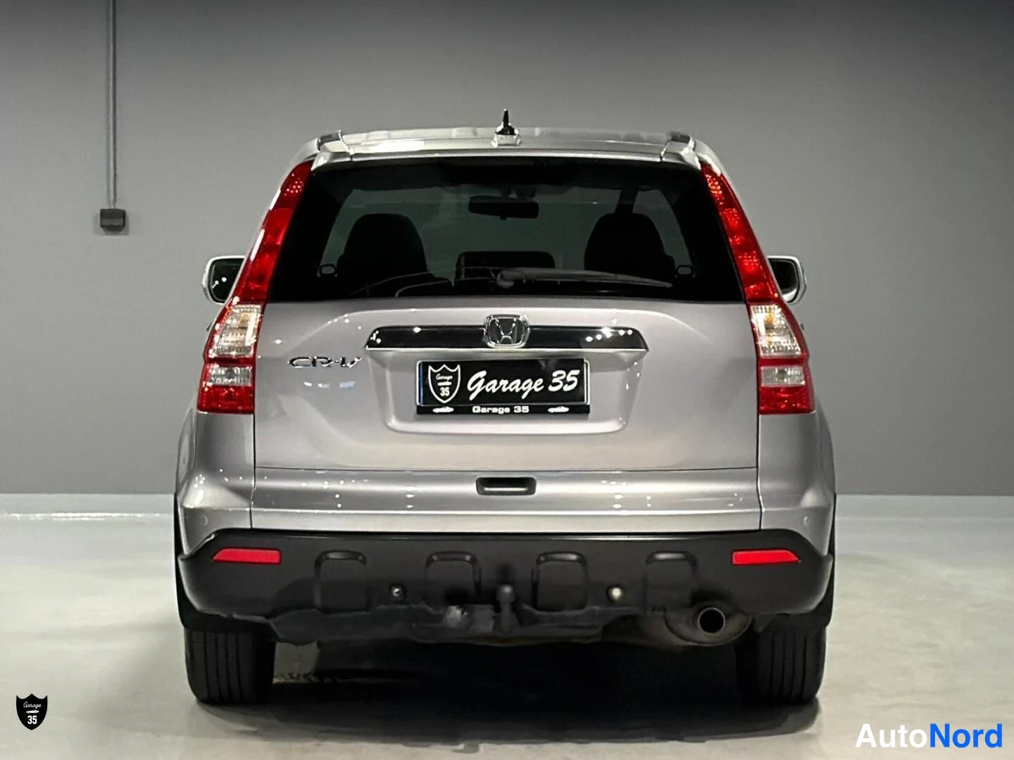 Harmaa Honda CR-V 2007, takaa, kuva 8