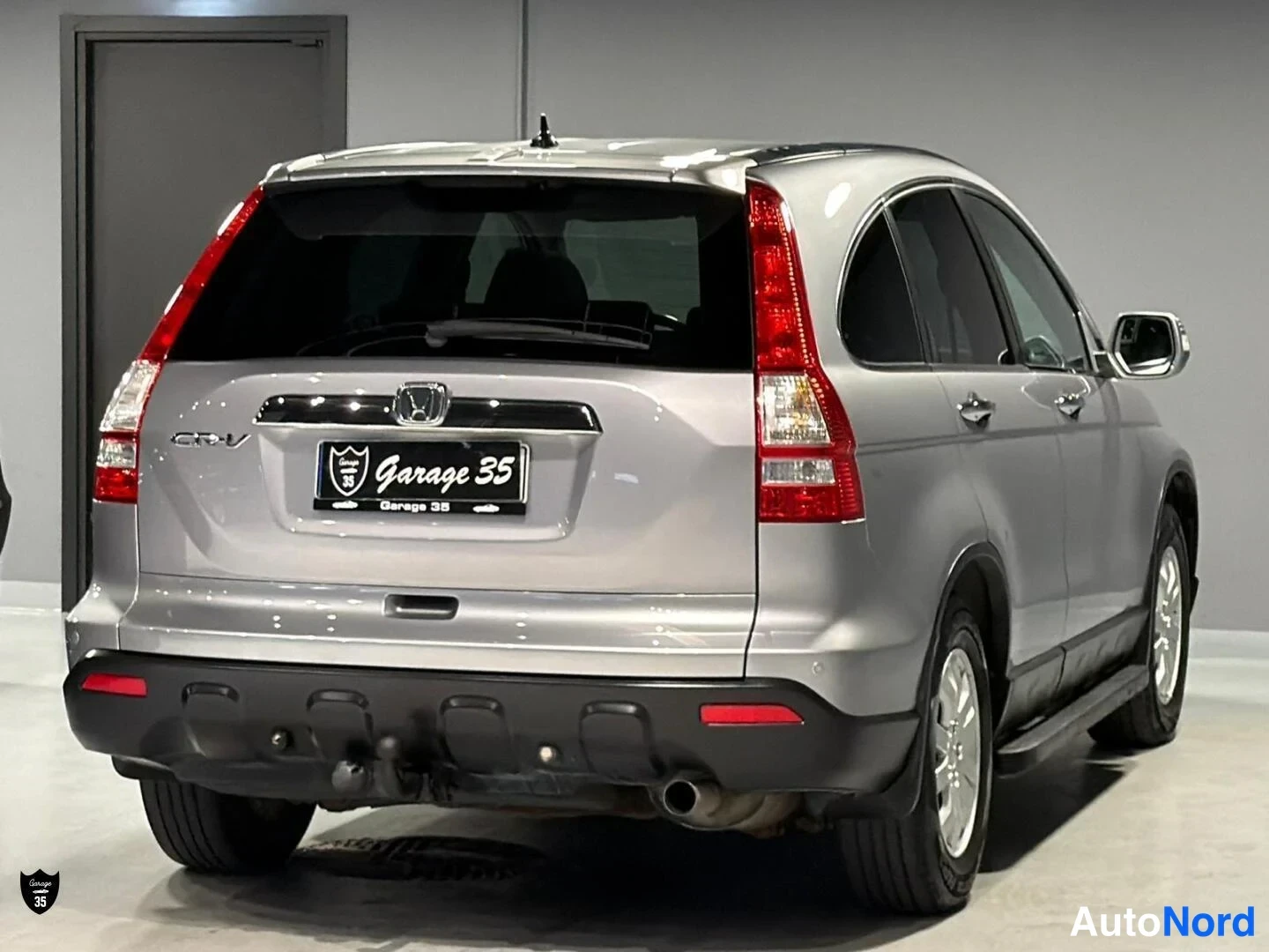 Harmaa Honda CR-V 2007, takaviisto, kuva 7