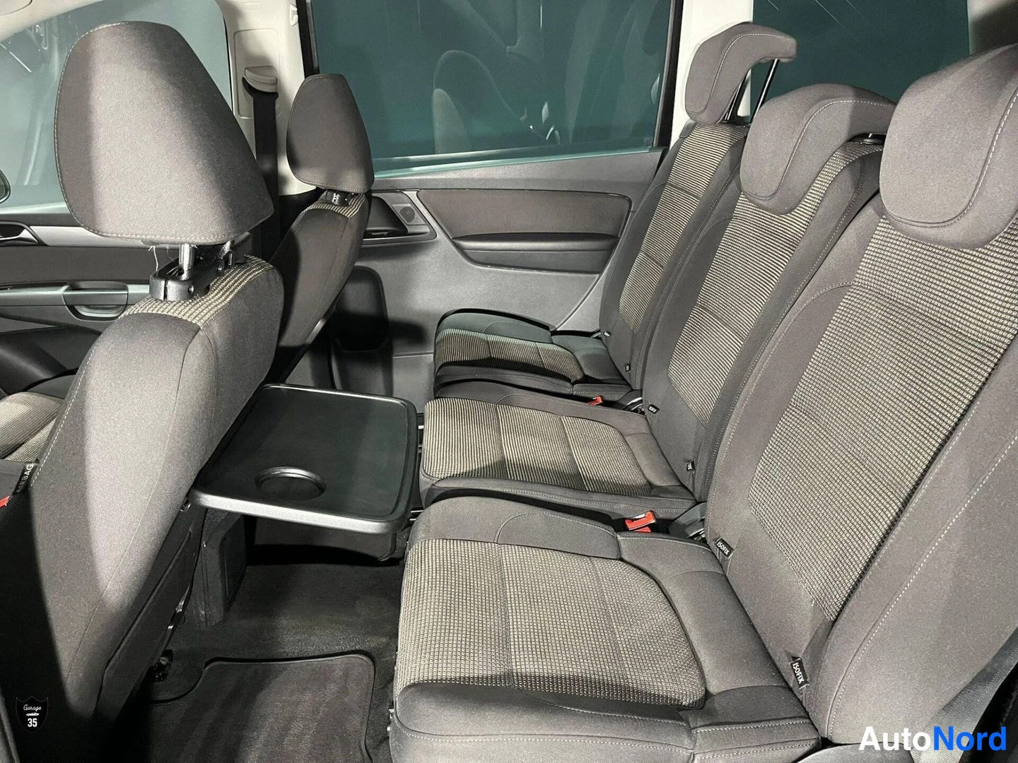 Sininen Volkswagen Sharan 2011, takaistuimet, kuva 14