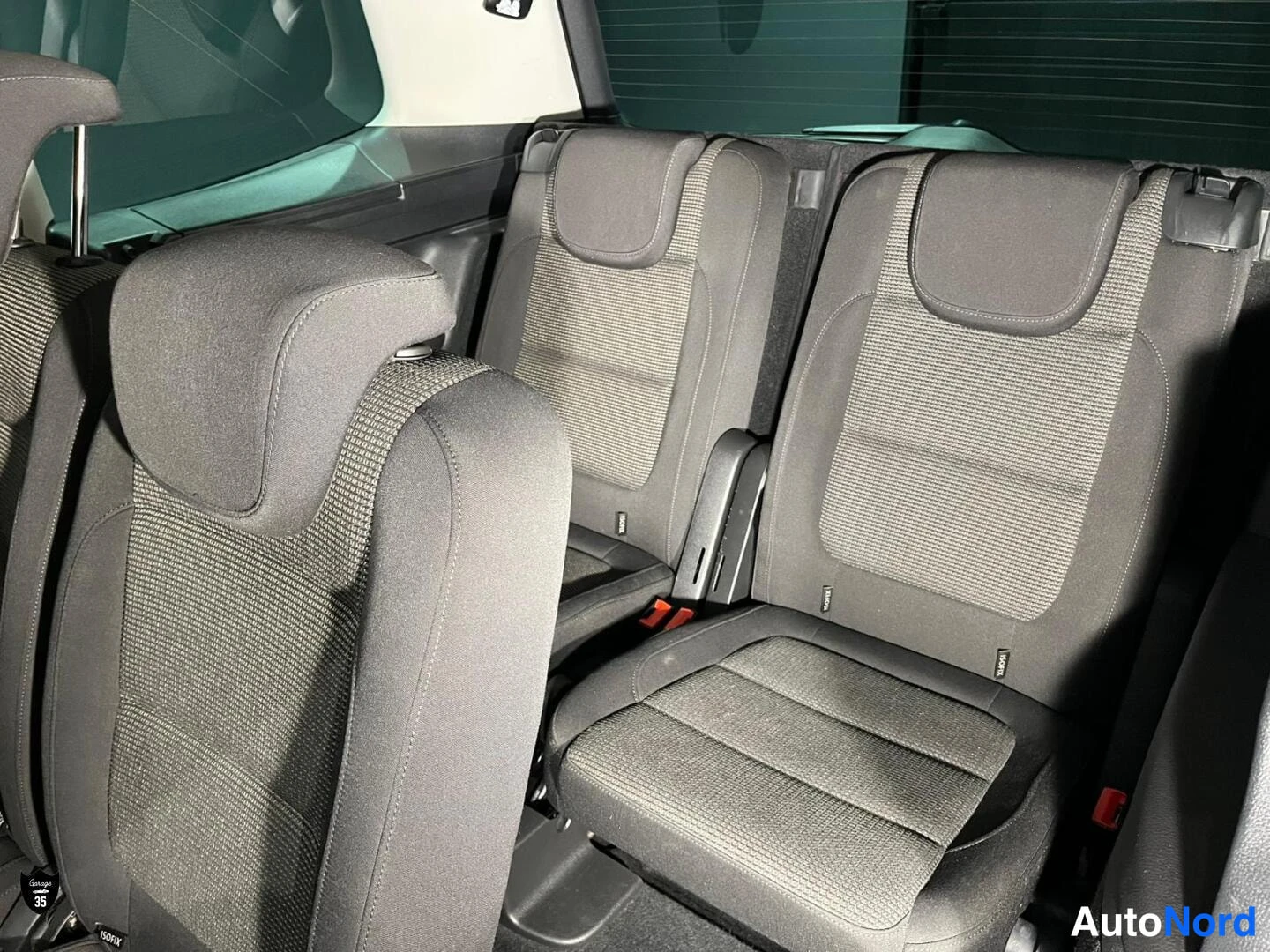 Sininen Volkswagen Sharan 2011, takaistuimet, kuva 16
