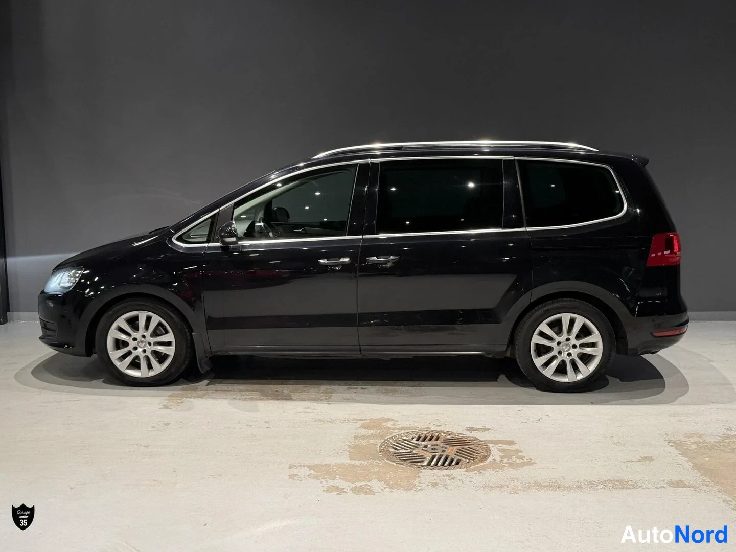 Sininen Volkswagen Sharan 2011, sivulta, kuva 6