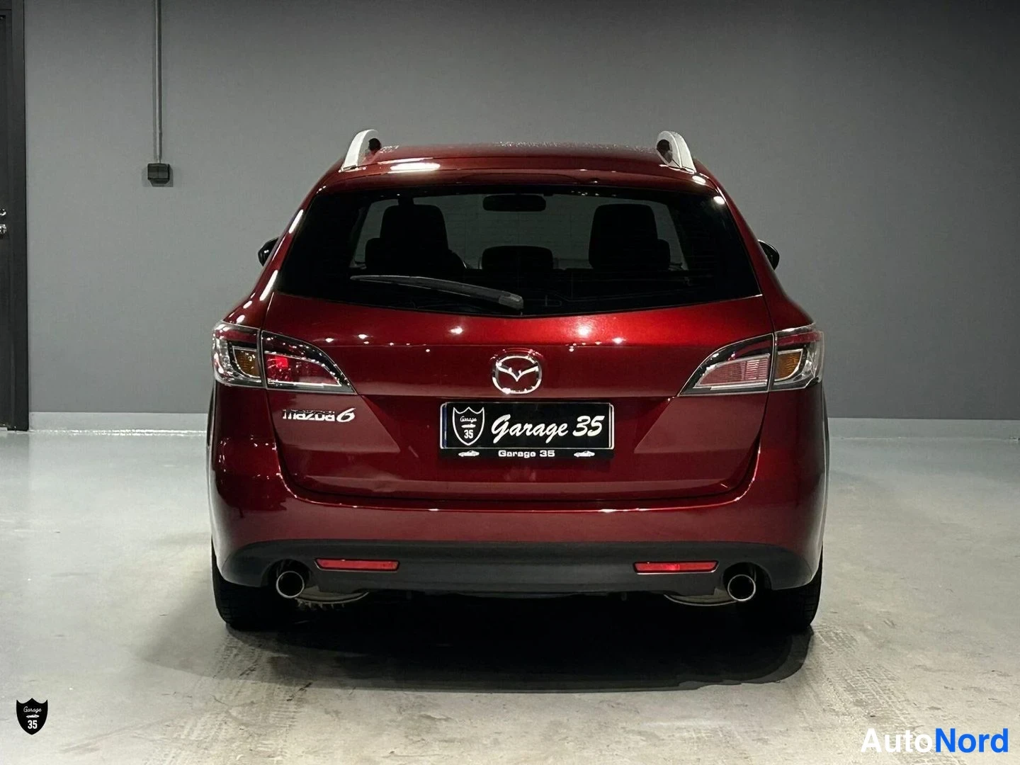 Punainen Mazda 6 2011, takaa, kuva 8