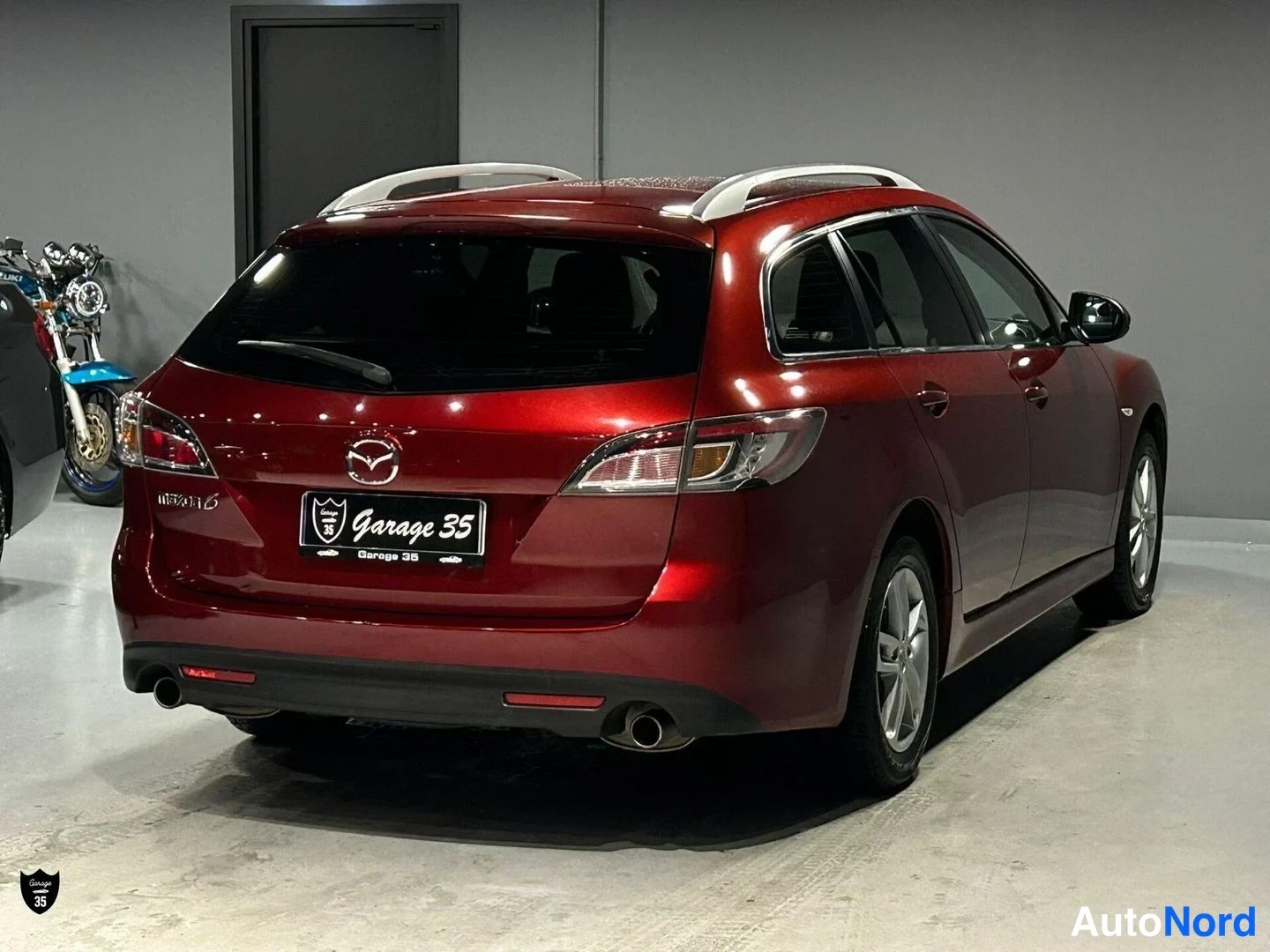 Punainen Mazda 6 2011, takaviisto, kuva 7