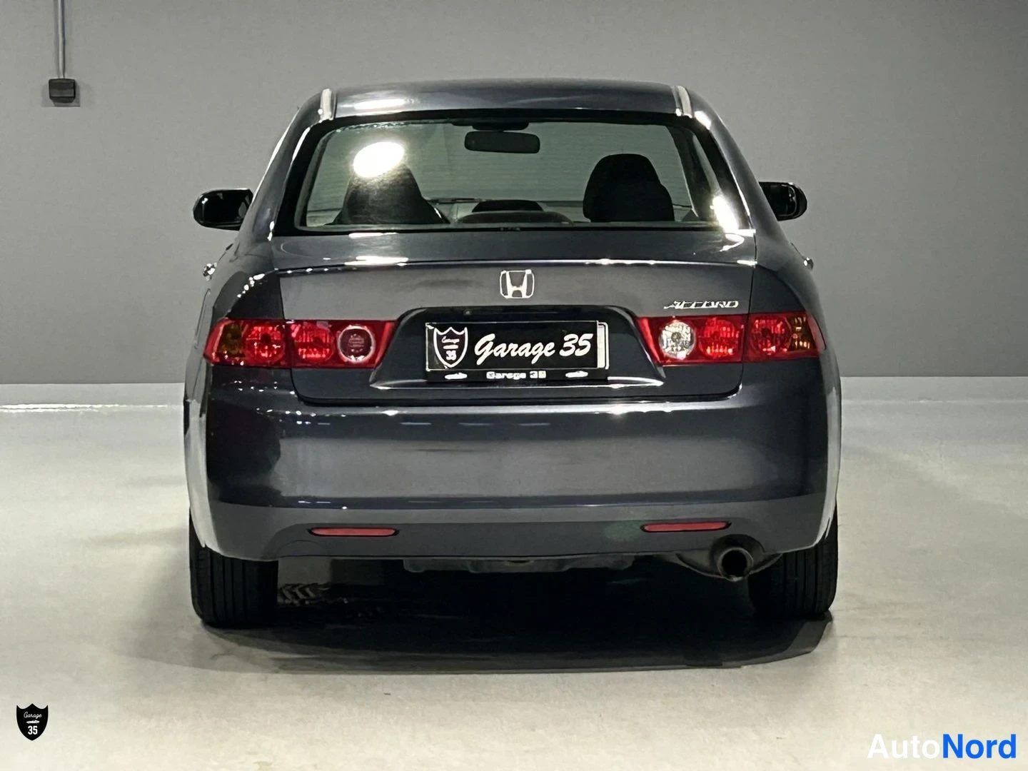 Harmaa Honda Accord 2005, takaa, kuva 8