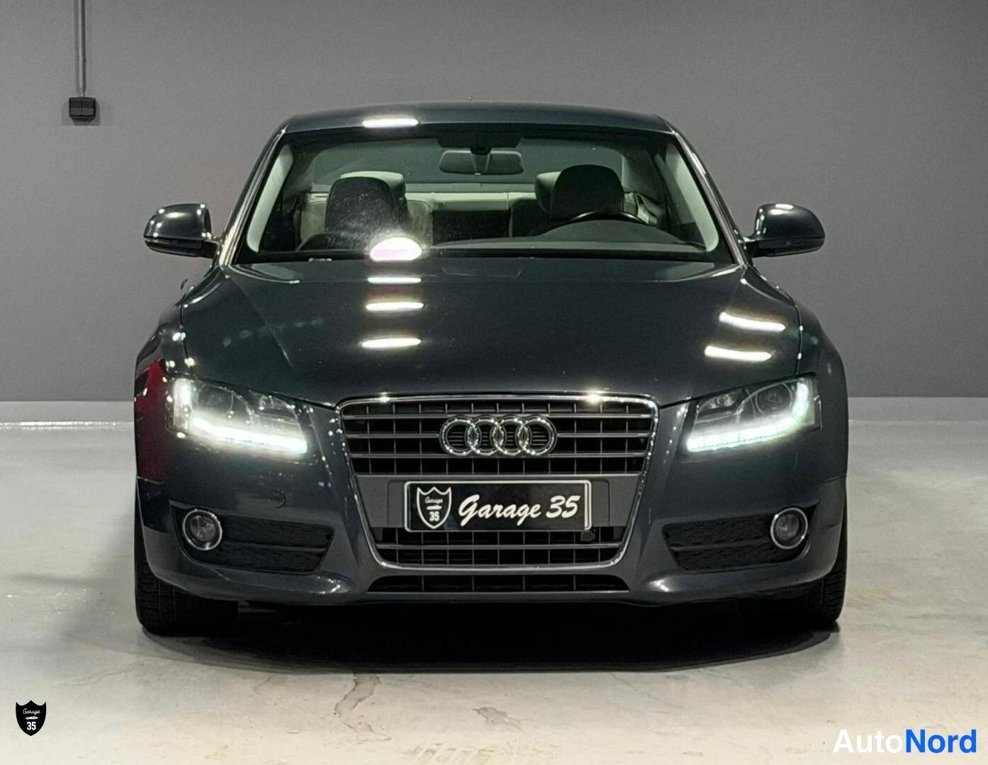 Harmaa Audi a5 Coupe 2008, edestä, kuva 3