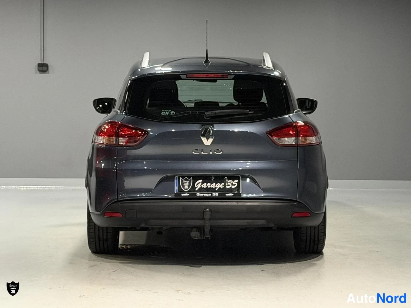 Harmaa Renault Clio 2017, takaa, kuva 8