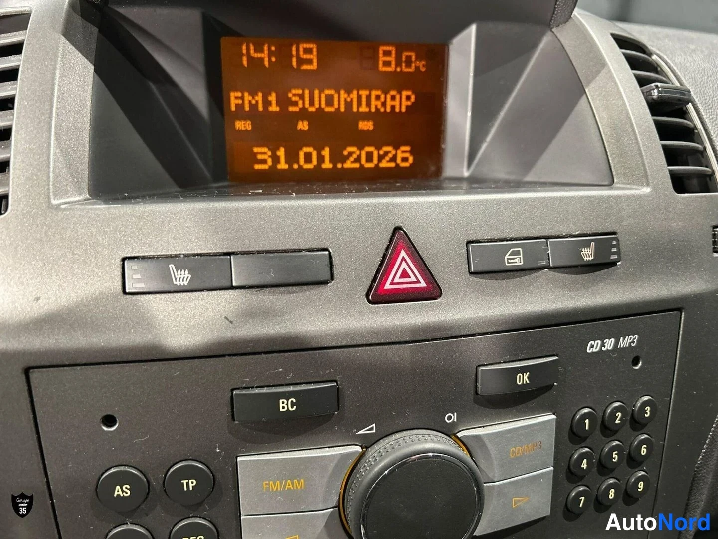 Hopea Opel Zafira 2007, yksityiskohta, kuva 24