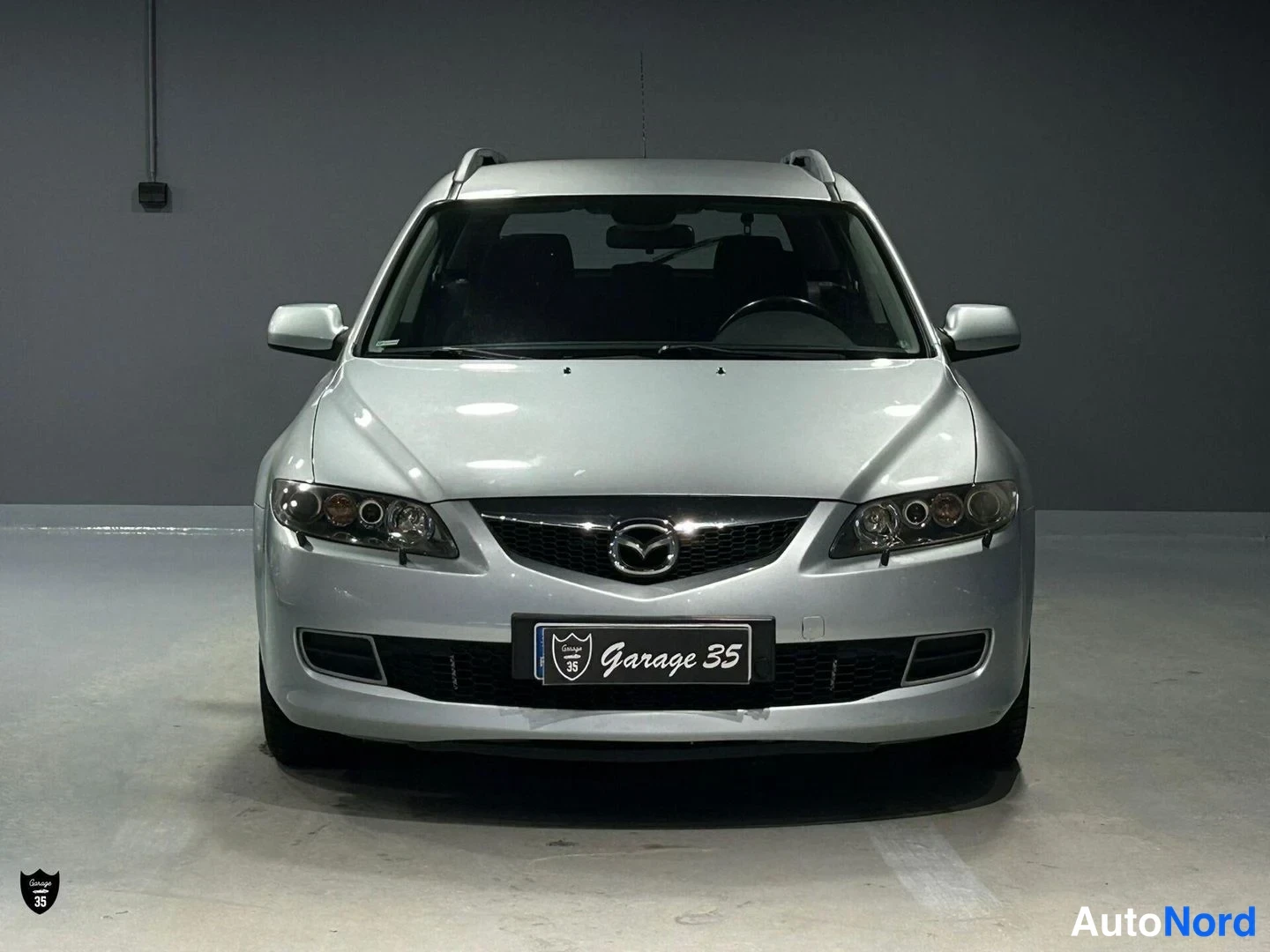 Harmaa Mazda 6 2007, edestä, kuva 3