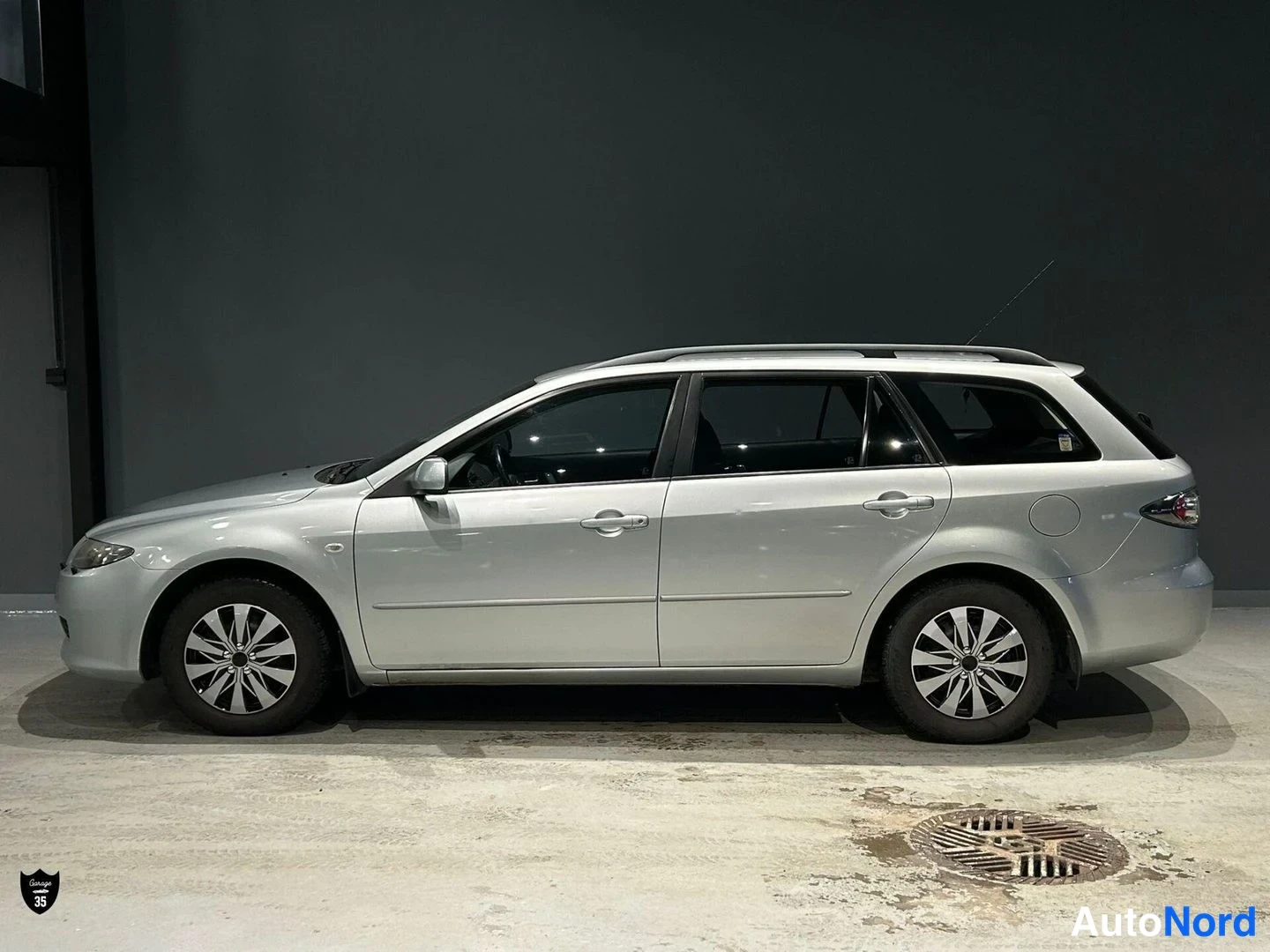 Harmaa Mazda 6 2007, sivulta, kuva 4