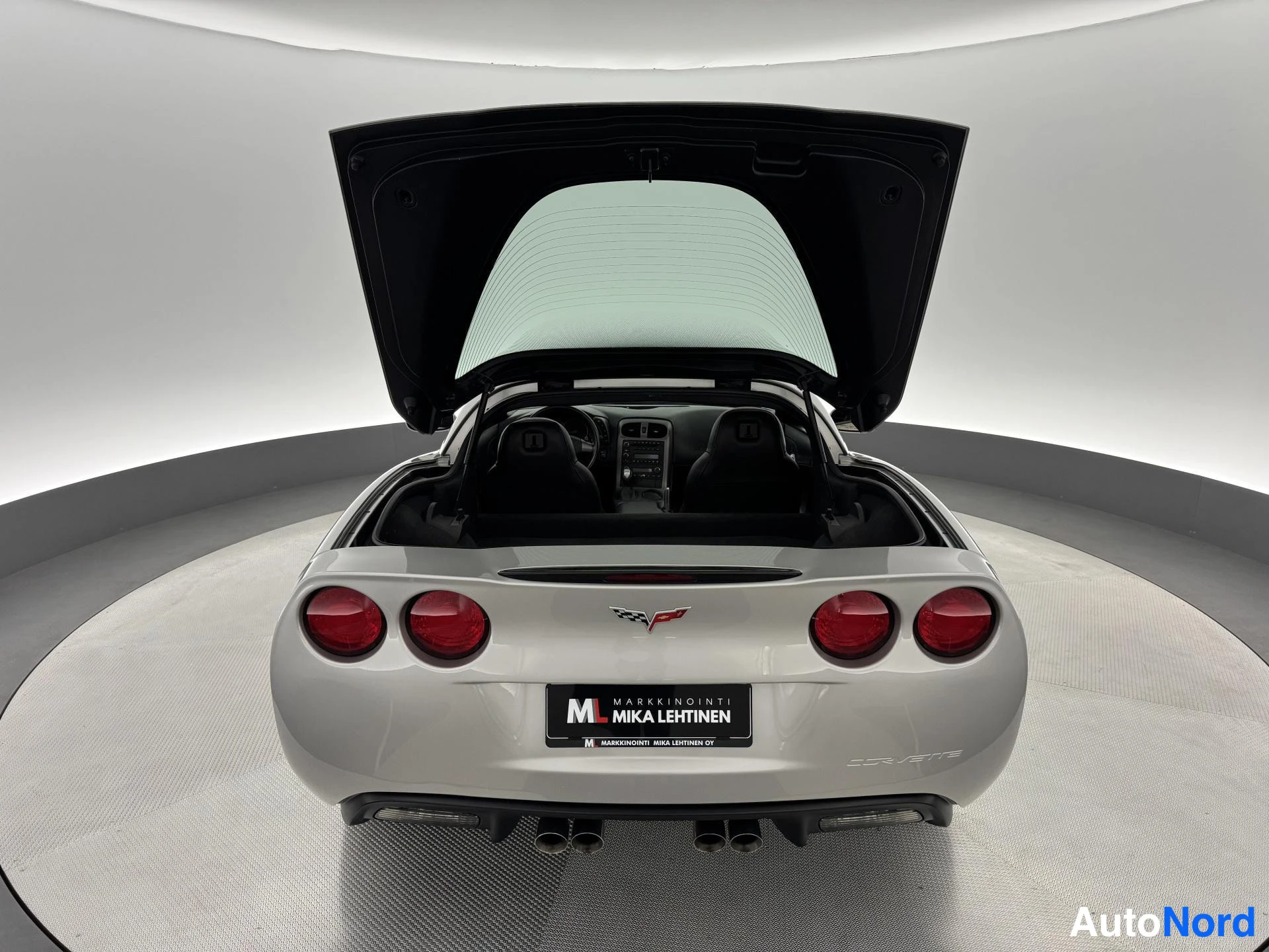 Harmaa Chevrolet Corvette 2007, takaa, kuva 14