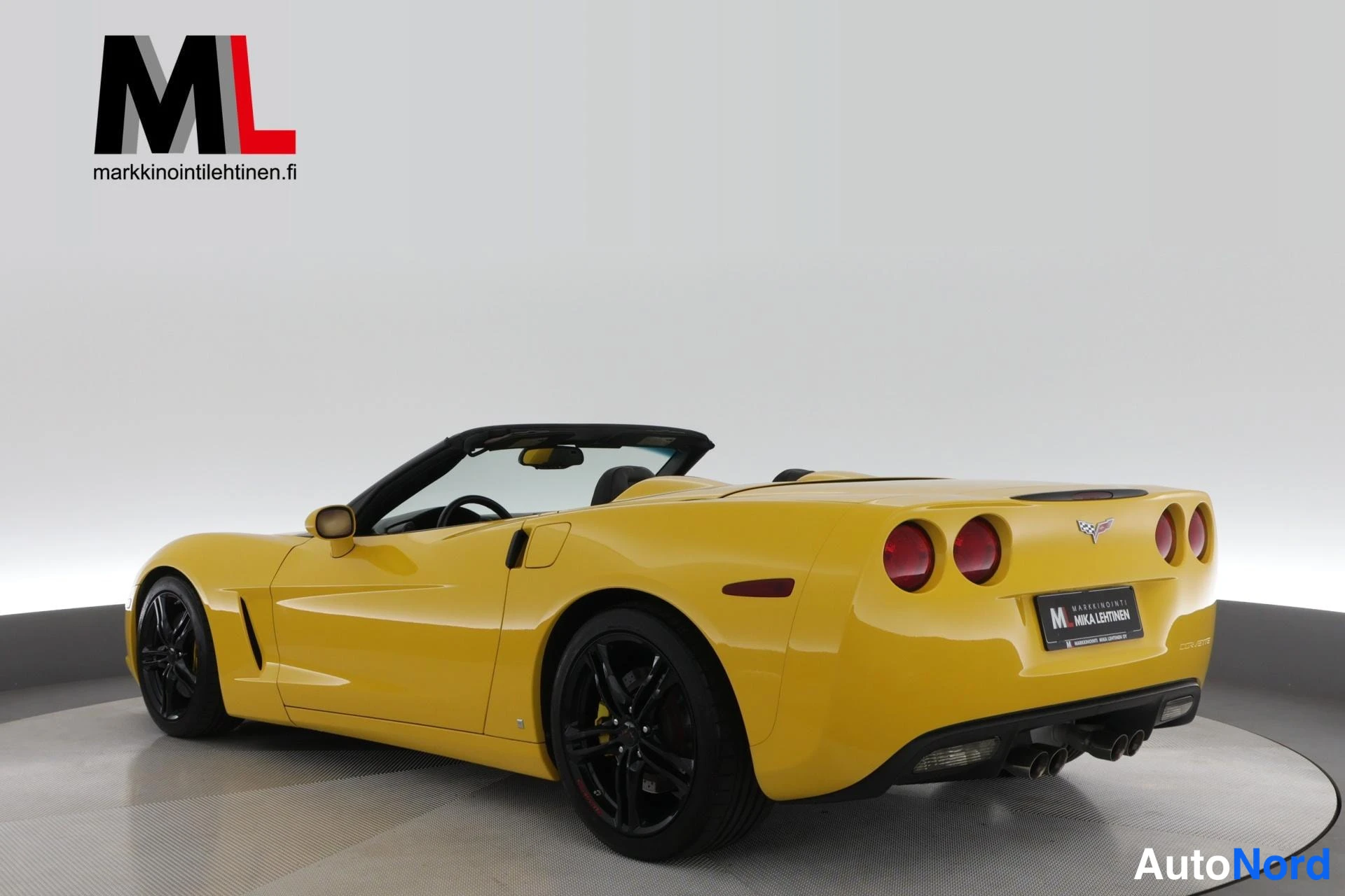 Keltainen Chevrolet Corvette 2007, takaviisto, kuva 10