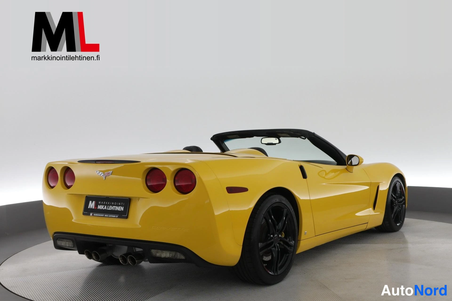 Keltainen Chevrolet Corvette 2007, takaviisto, kuva 11