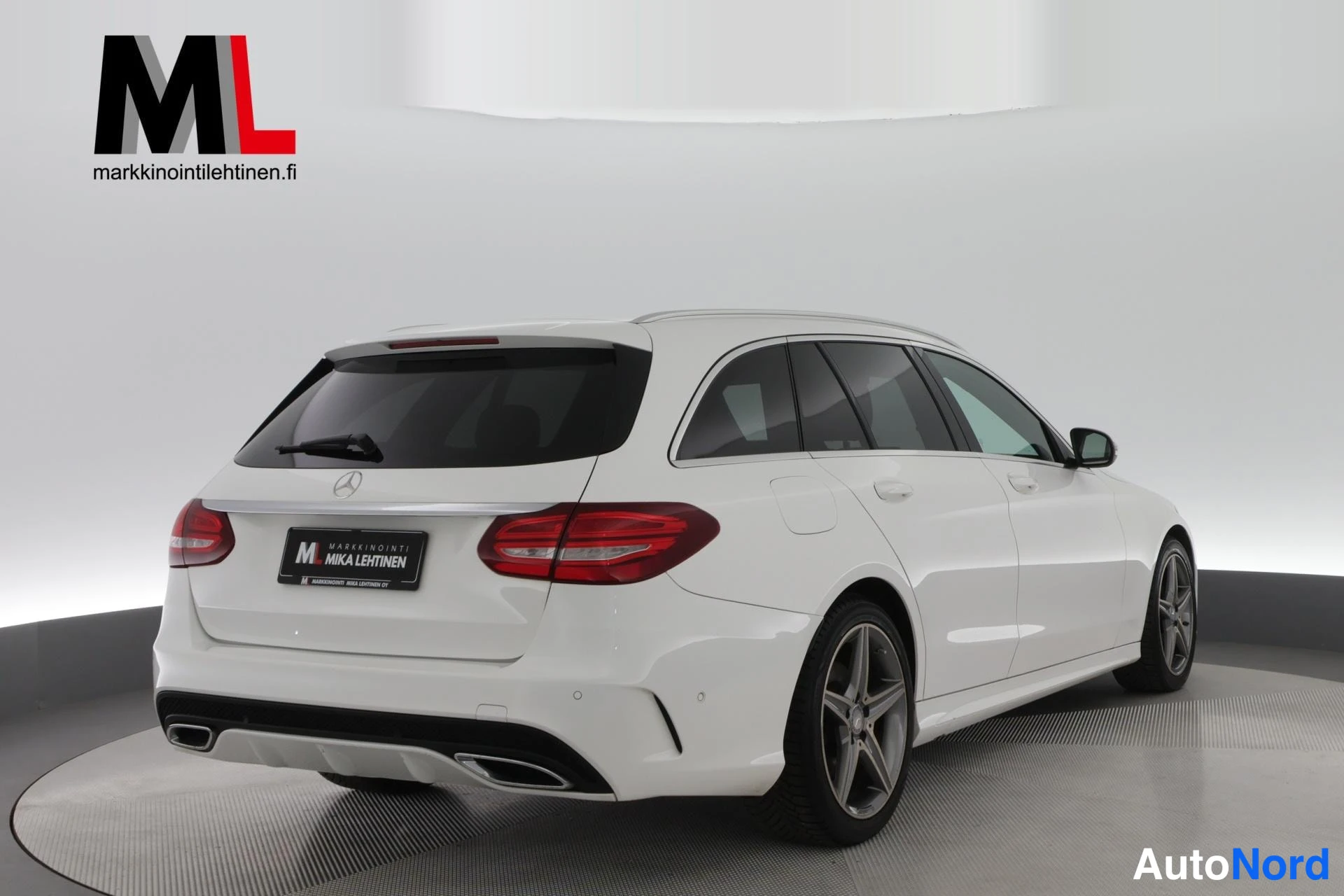Valkoinen Mercedes-Benz C 250 CDI 4MATIC 2015, takaviisto, kuva 7