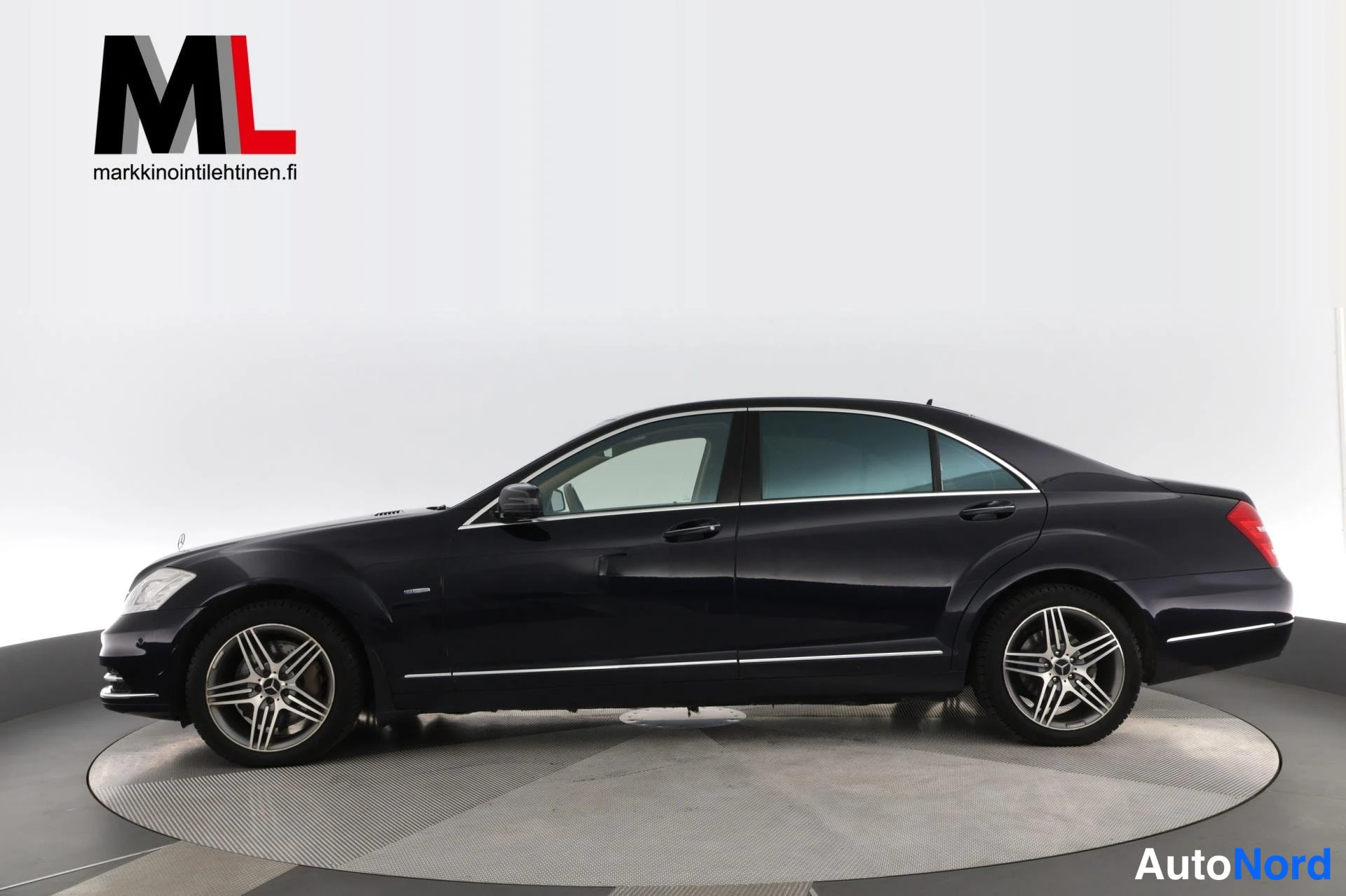 Sininen Mercedes-Benz S 350 BlueTEC 4MATIC 2011, sivulta, kuva 6