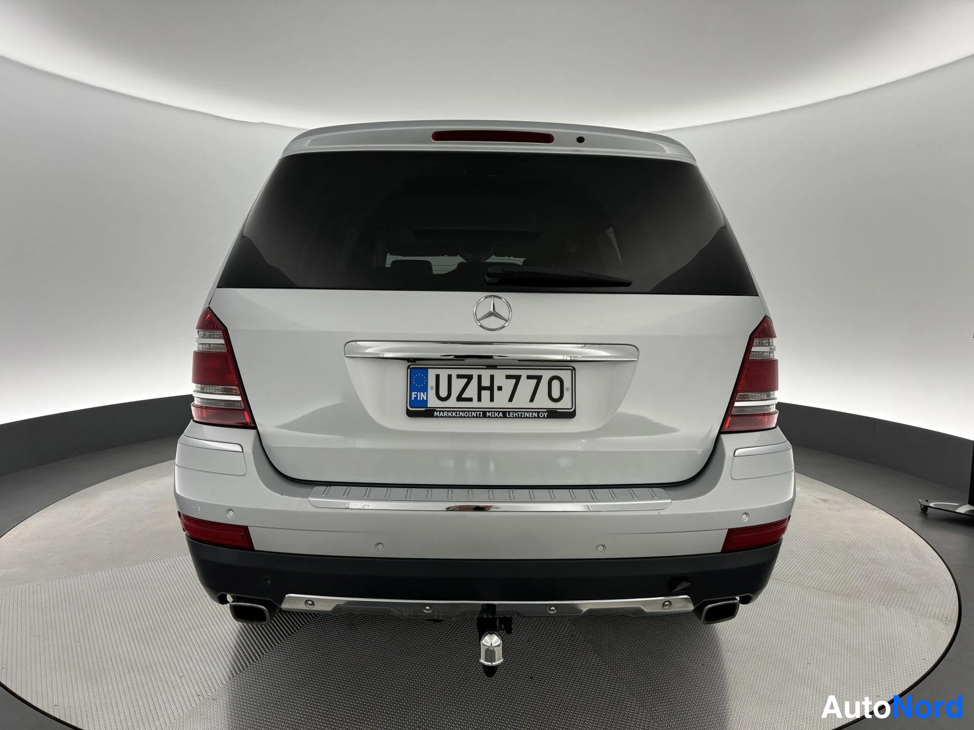 Harmaa Mercedes-Benz GL 420 CDI 4MATIC 2007, takaa, kuva 8