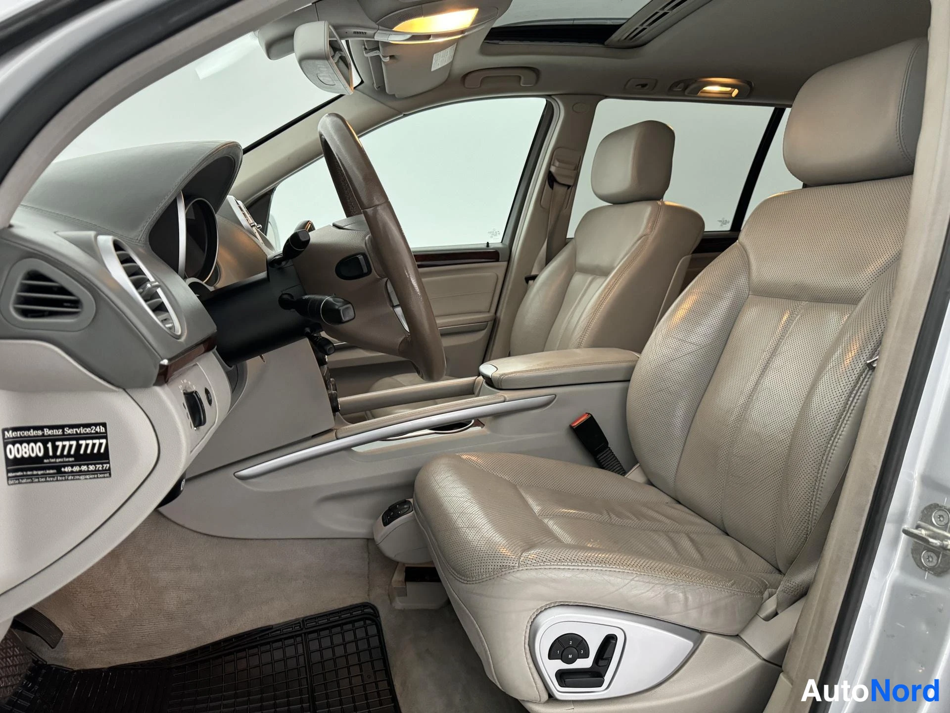 Harmaa Mercedes-Benz GL 420 CDI 4MATIC 2007, etuistuimet, kuva 19