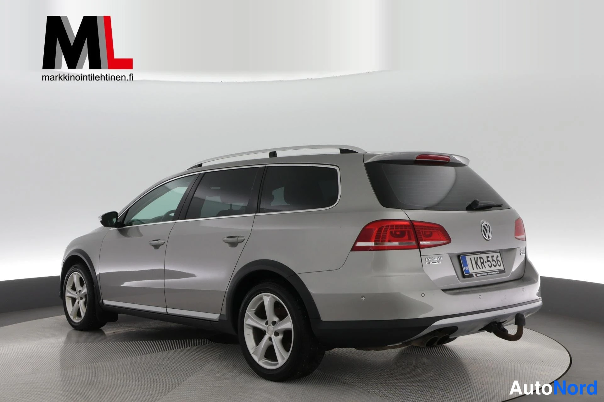 Harmaa Volkswagen Passat Variant 2013, takaviisto, kuva 8