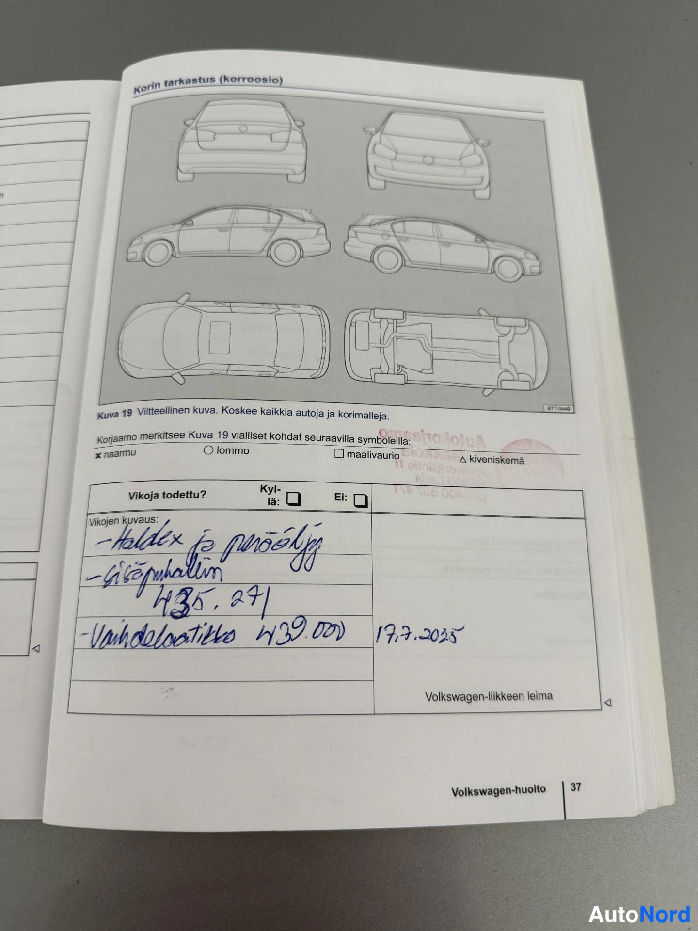 Harmaa Volkswagen Passat Variant 2013, asiakirja, kuva 28