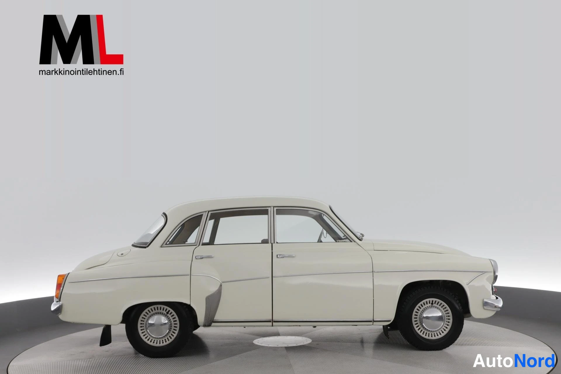 Valkoinen Wartburg 1000 1966, sivulta, kuva 6