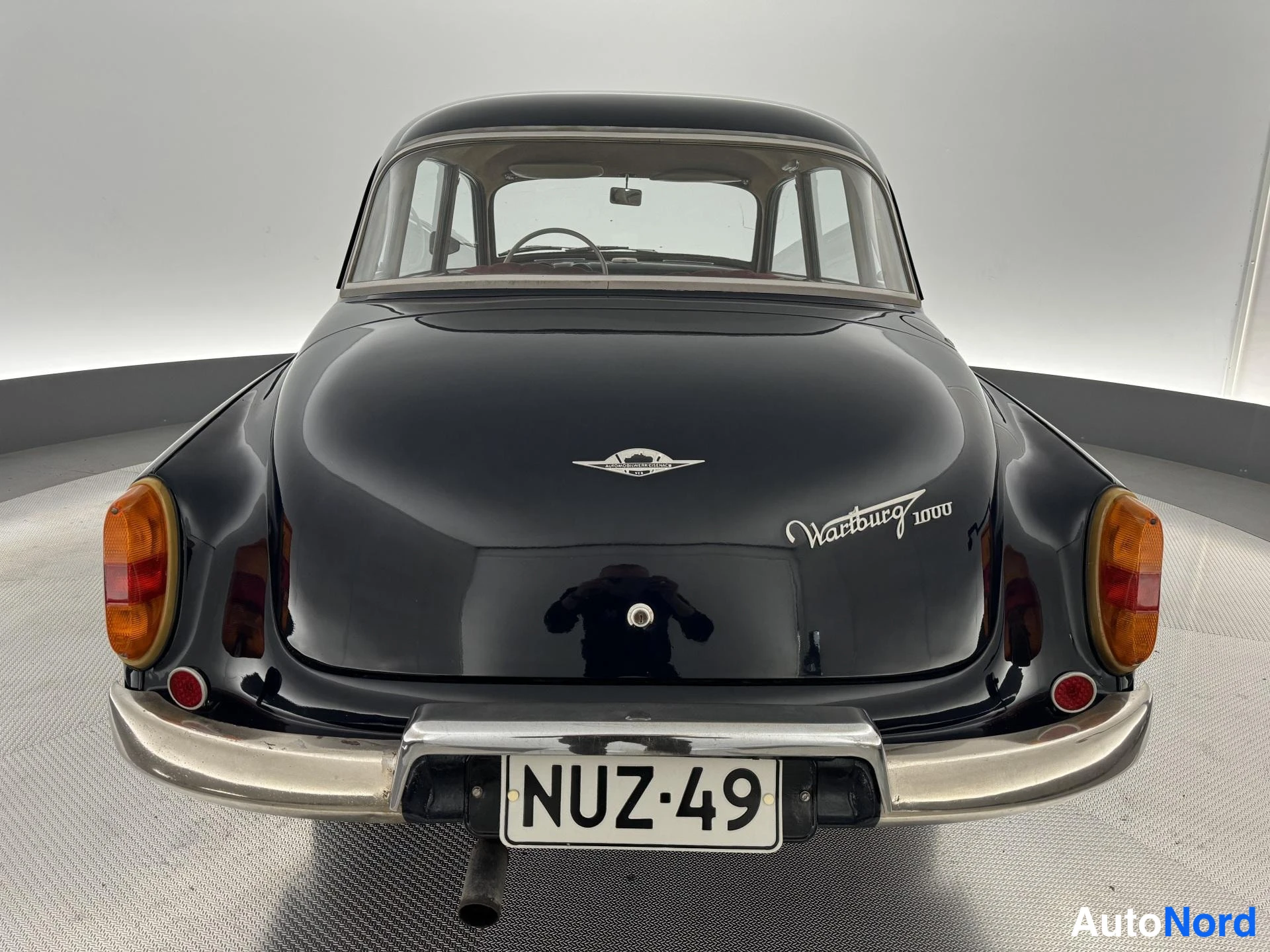 Sininen Wartburg 1000 1964, takaa, kuva 9