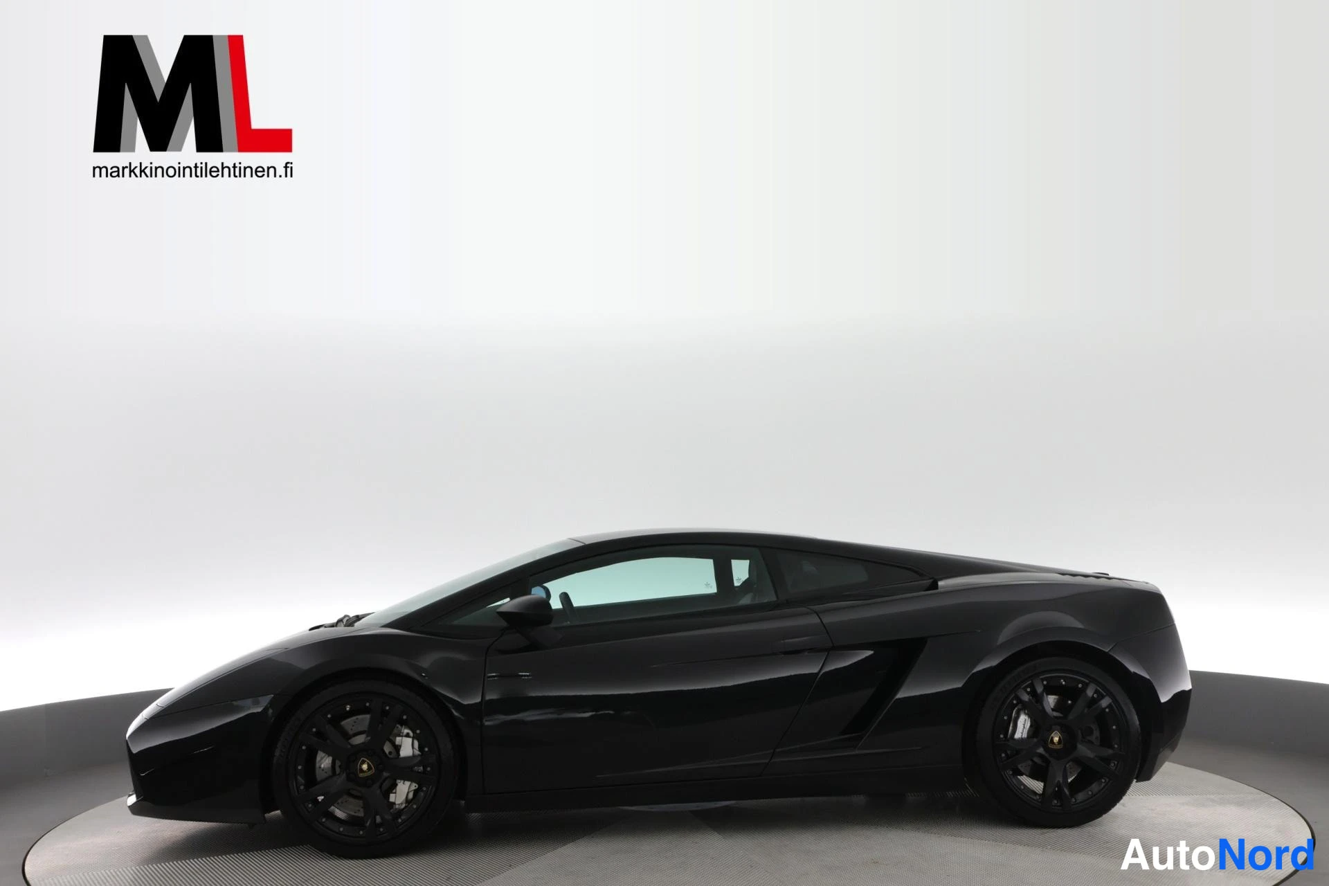 Musta Lamborghini Gallardo Nera 2007, sivulta, kuva 6