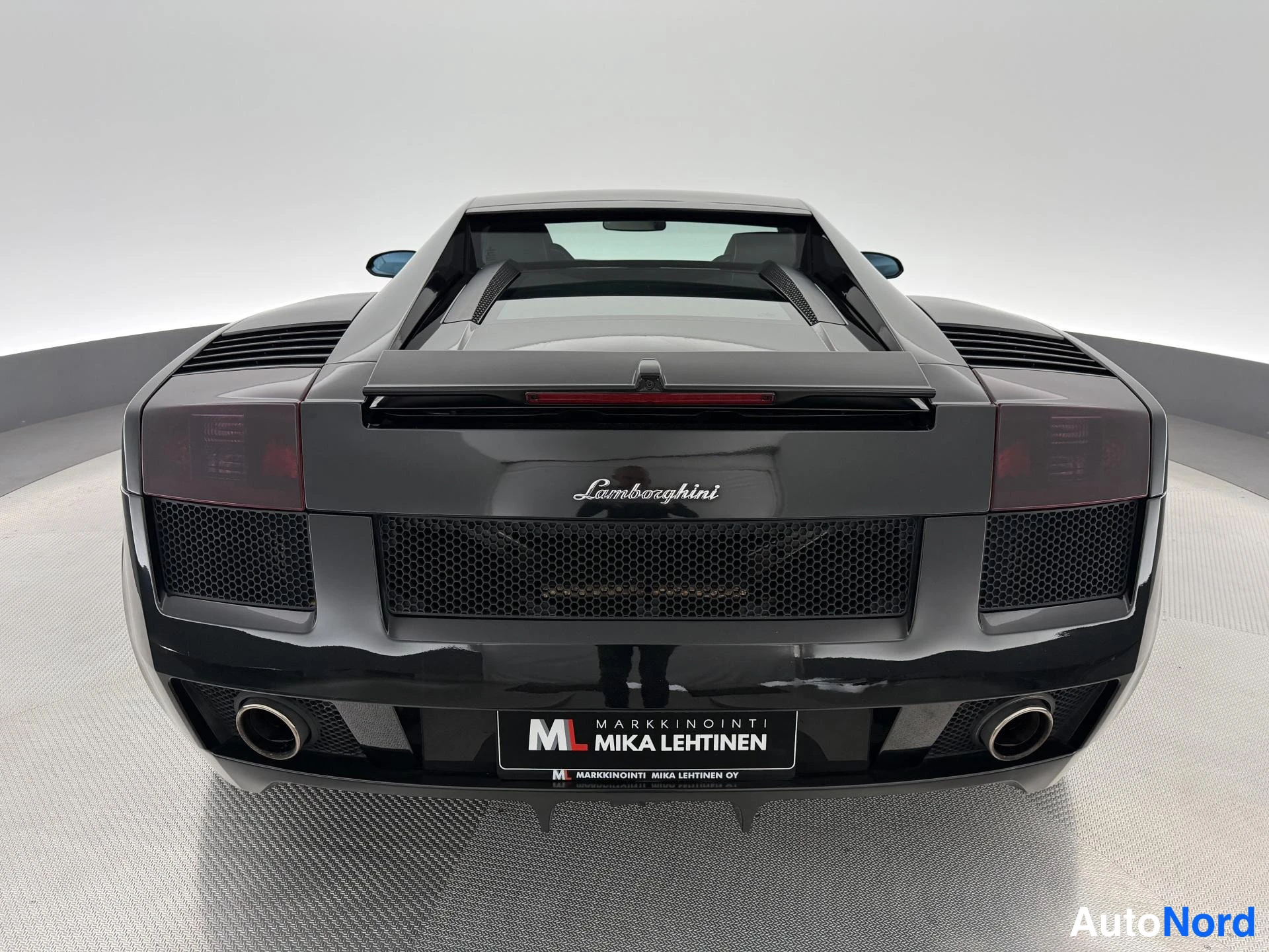 Musta Lamborghini Gallardo Nera 2007, takaa, kuva 9