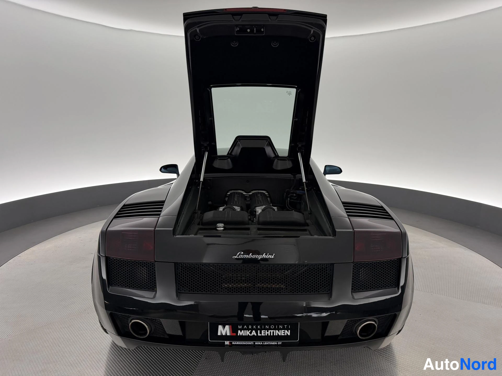 Musta Lamborghini Gallardo Nera 2007, takaa, kuva 10