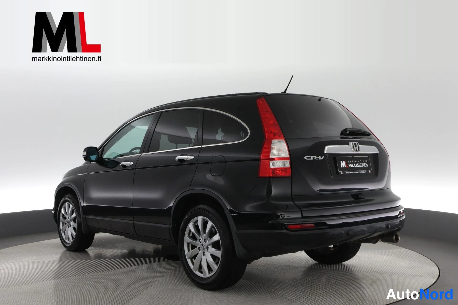 Musta Honda CR-V 2011, takaviisto, kuva 6