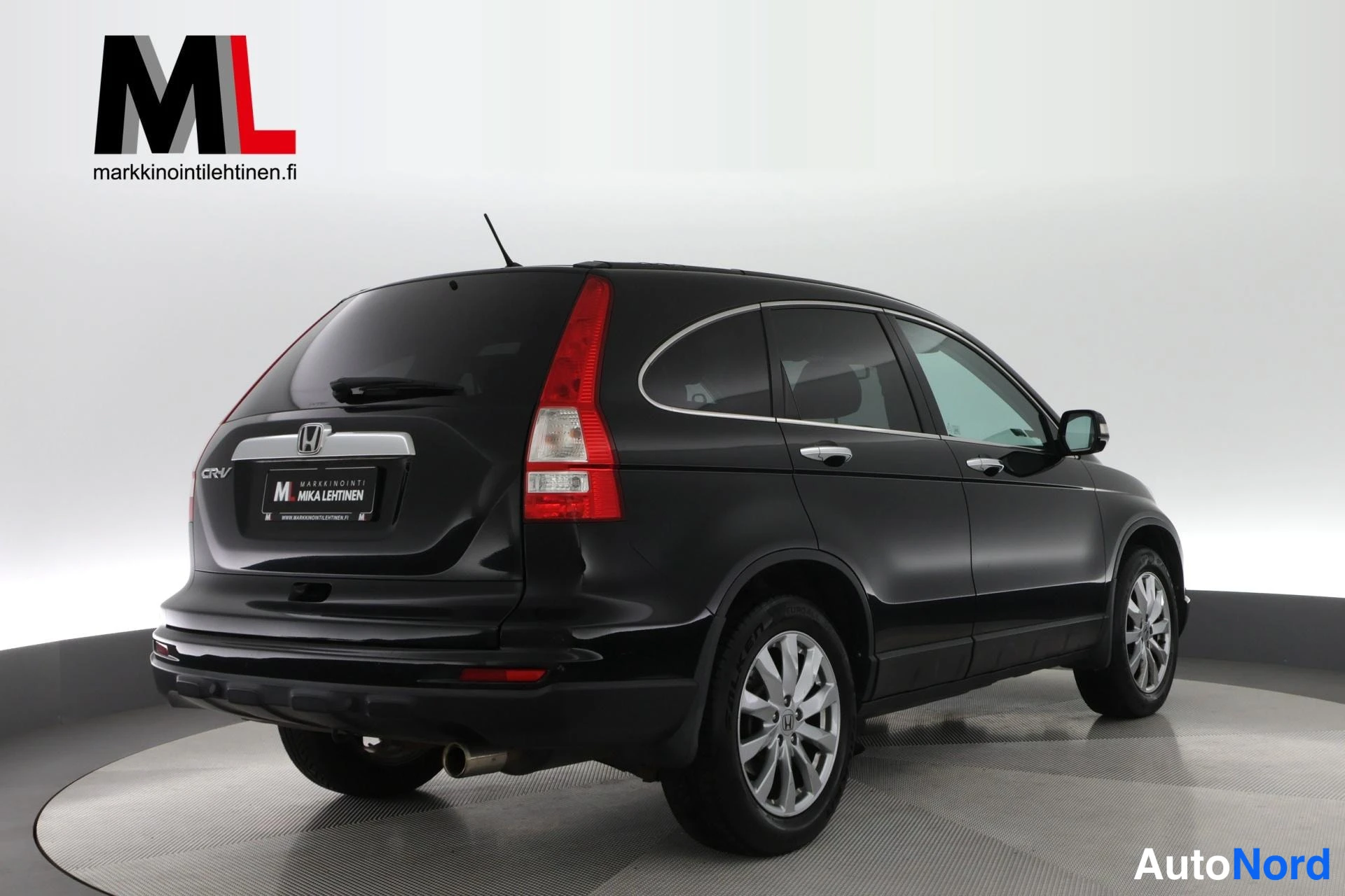 Musta Honda CR-V 2011, takaviisto, kuva 5