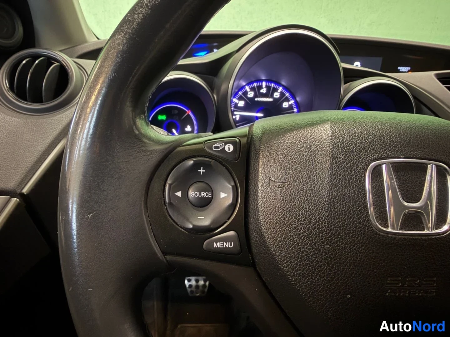 Sininen Honda Civic 2012, yksityiskohta, kuva 12