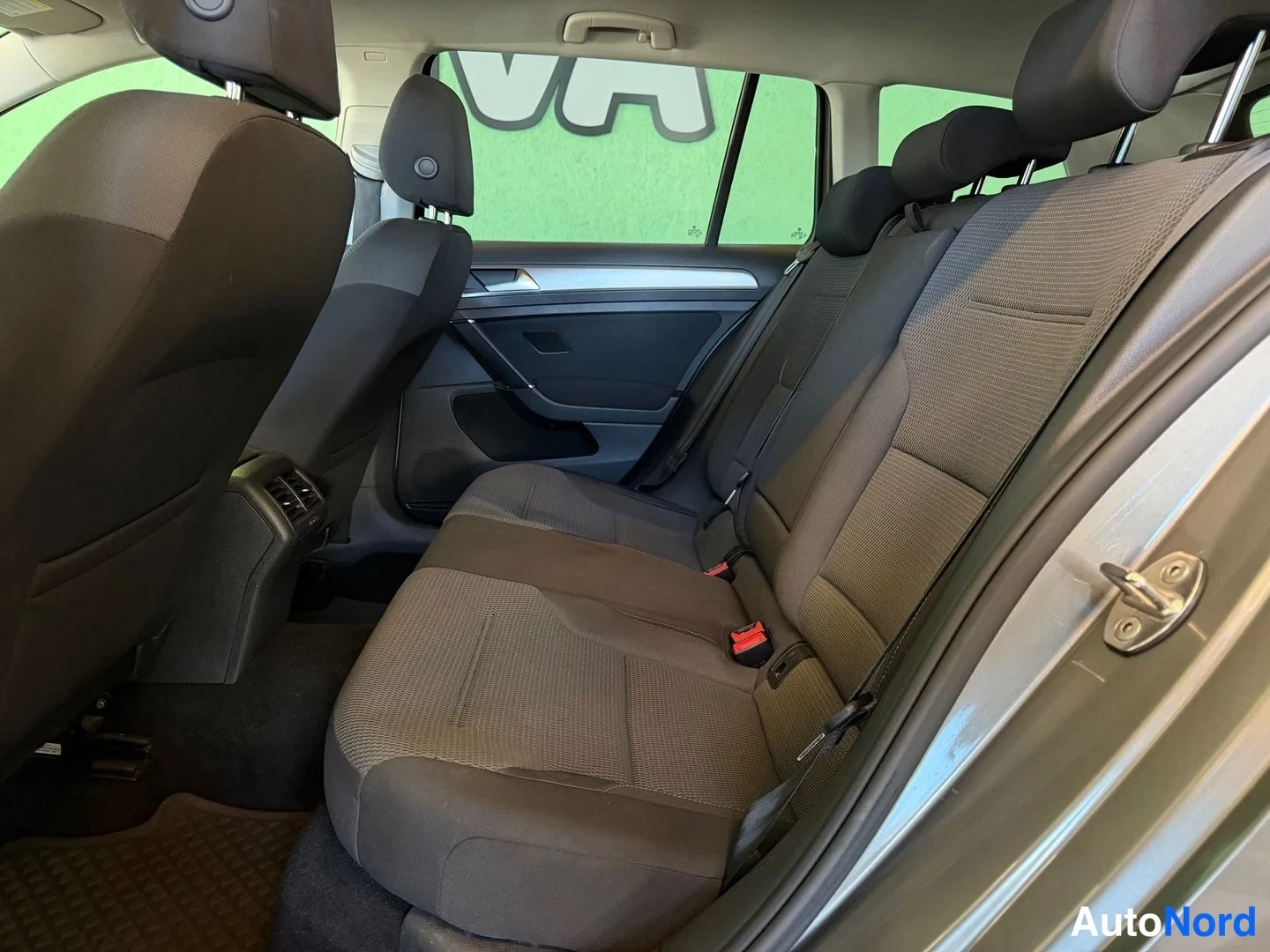 Grey Volkswagen Golf Variant 2014, rear seats, photo 10