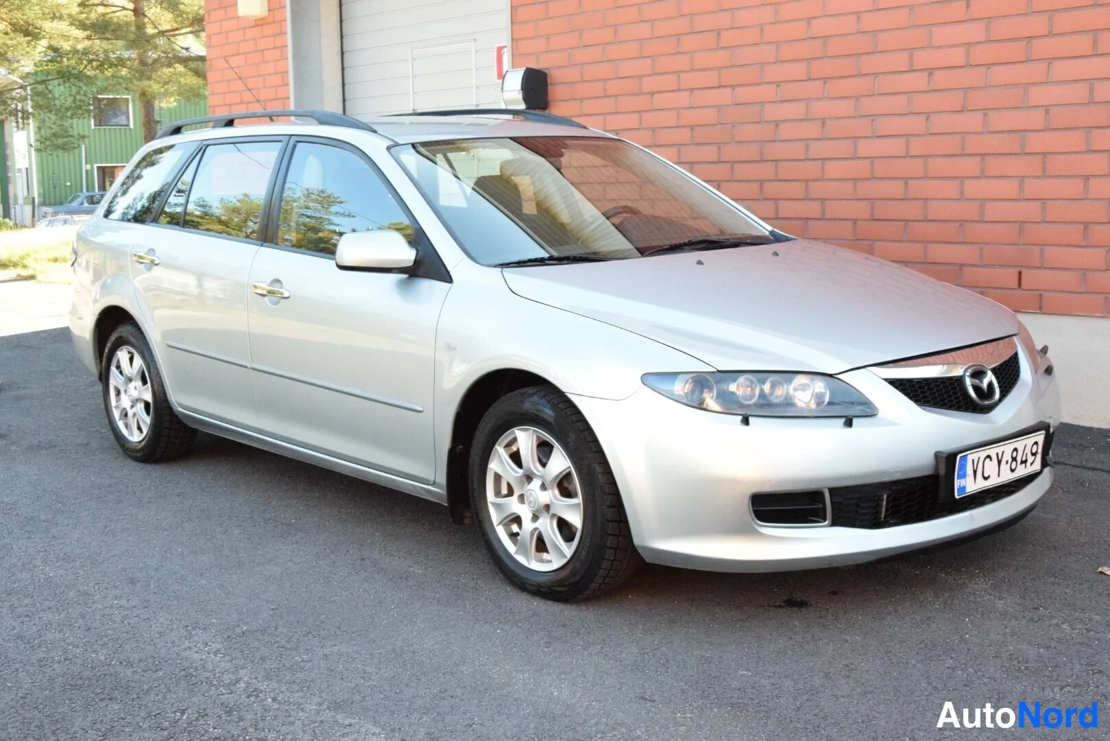 Hopea Mazda 6 2007, etuviisto, keula oikealle, kuva 2