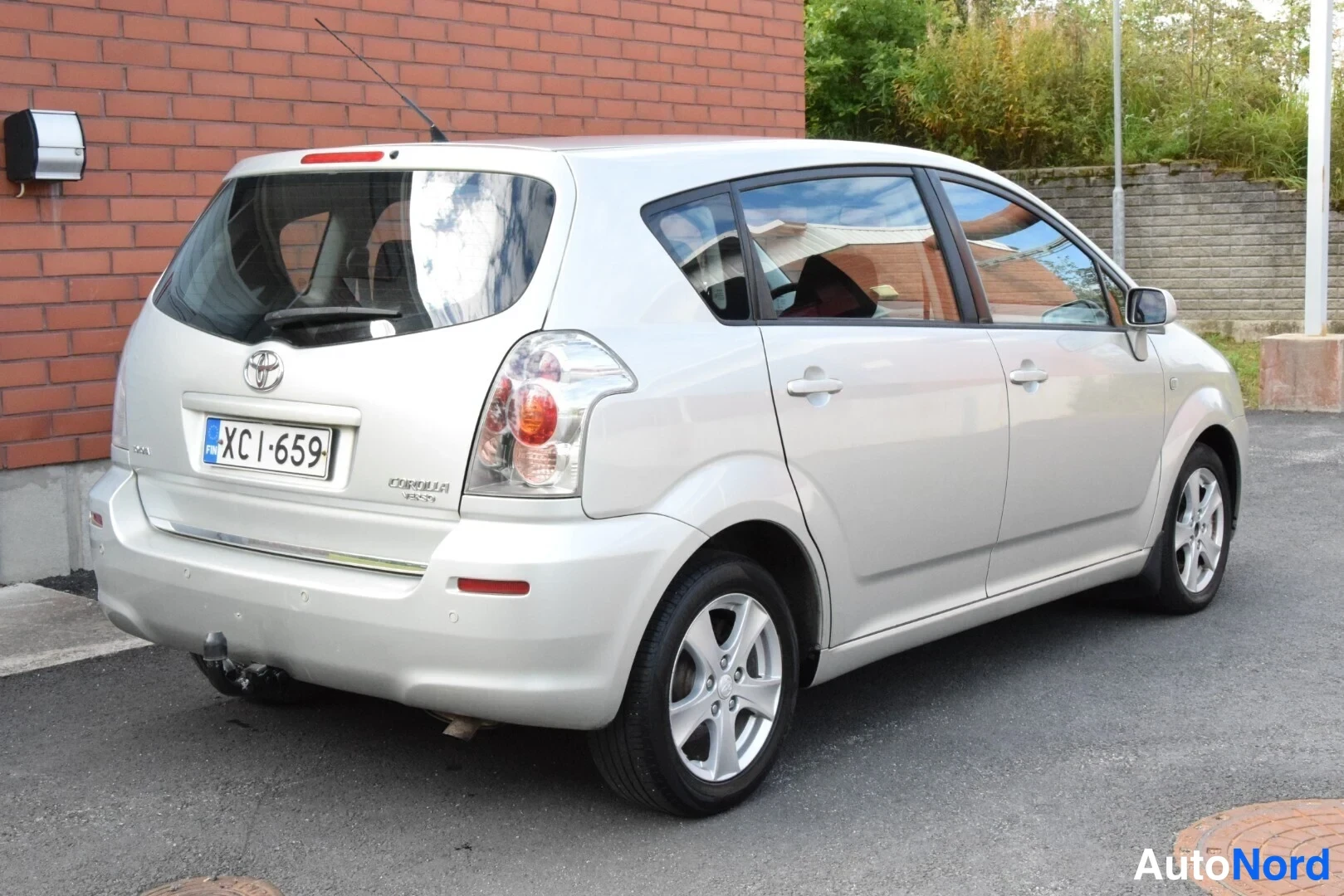 Beige Toyota Corolla Verso 2006, takaviisto, kuva 6