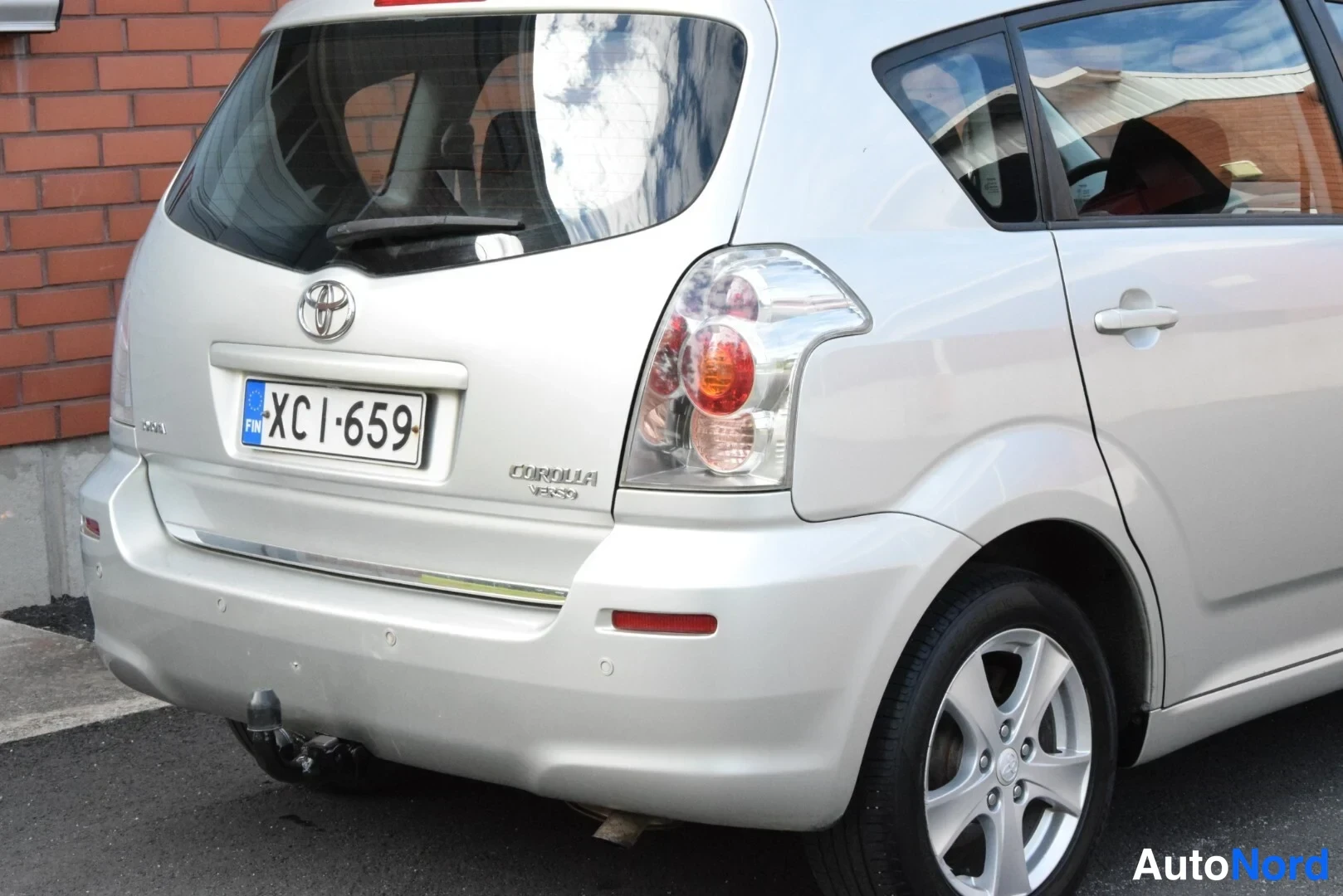 Beige Toyota Corolla Verso 2006, takaviisto, kuva 8