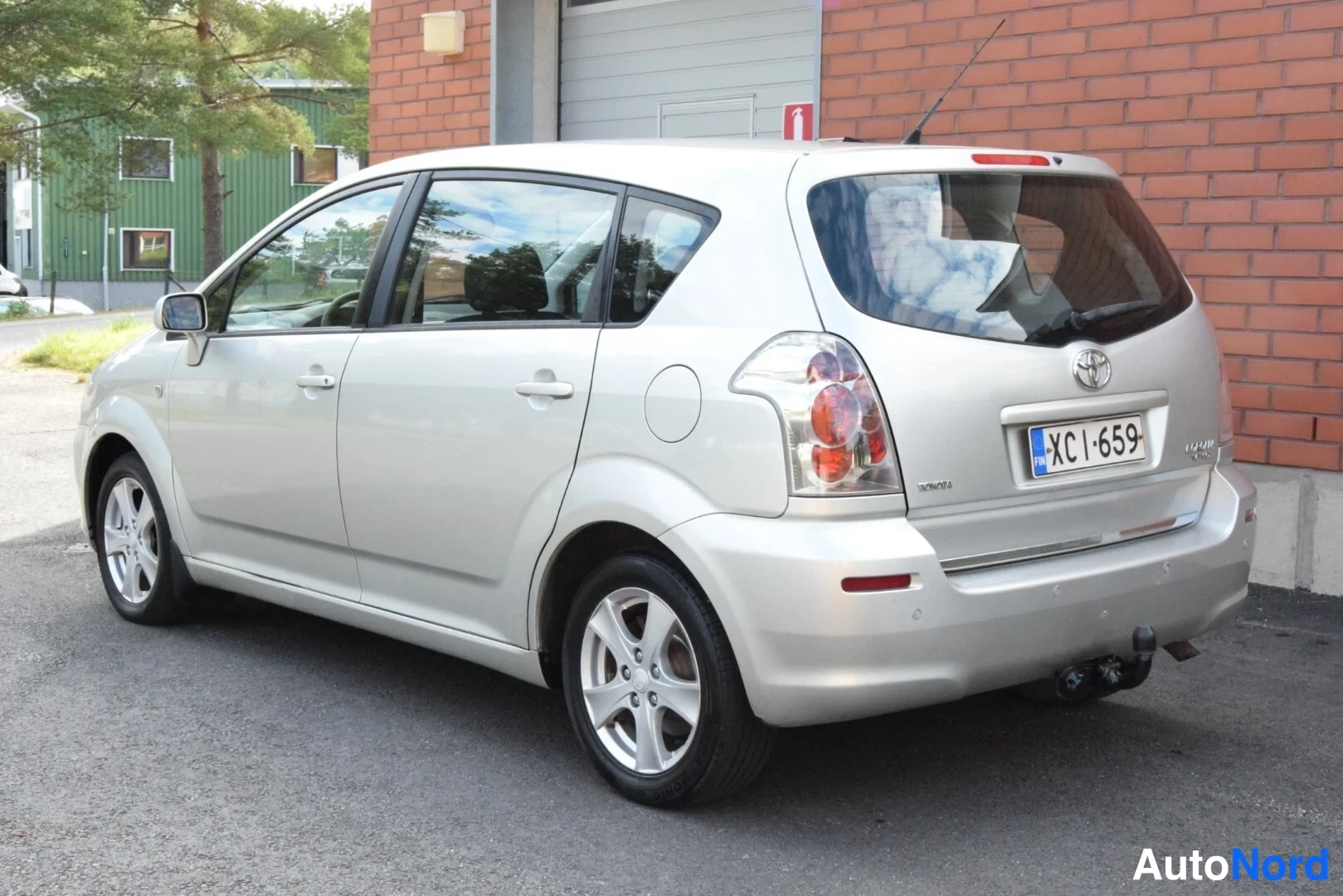 Beige Toyota Corolla Verso 2006, takaviisto, kuva 7